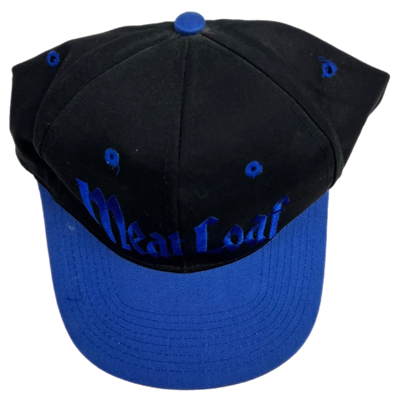 Vintage Meat Loaf “Bat Out Of Hell” Tour Hat Black/Blue