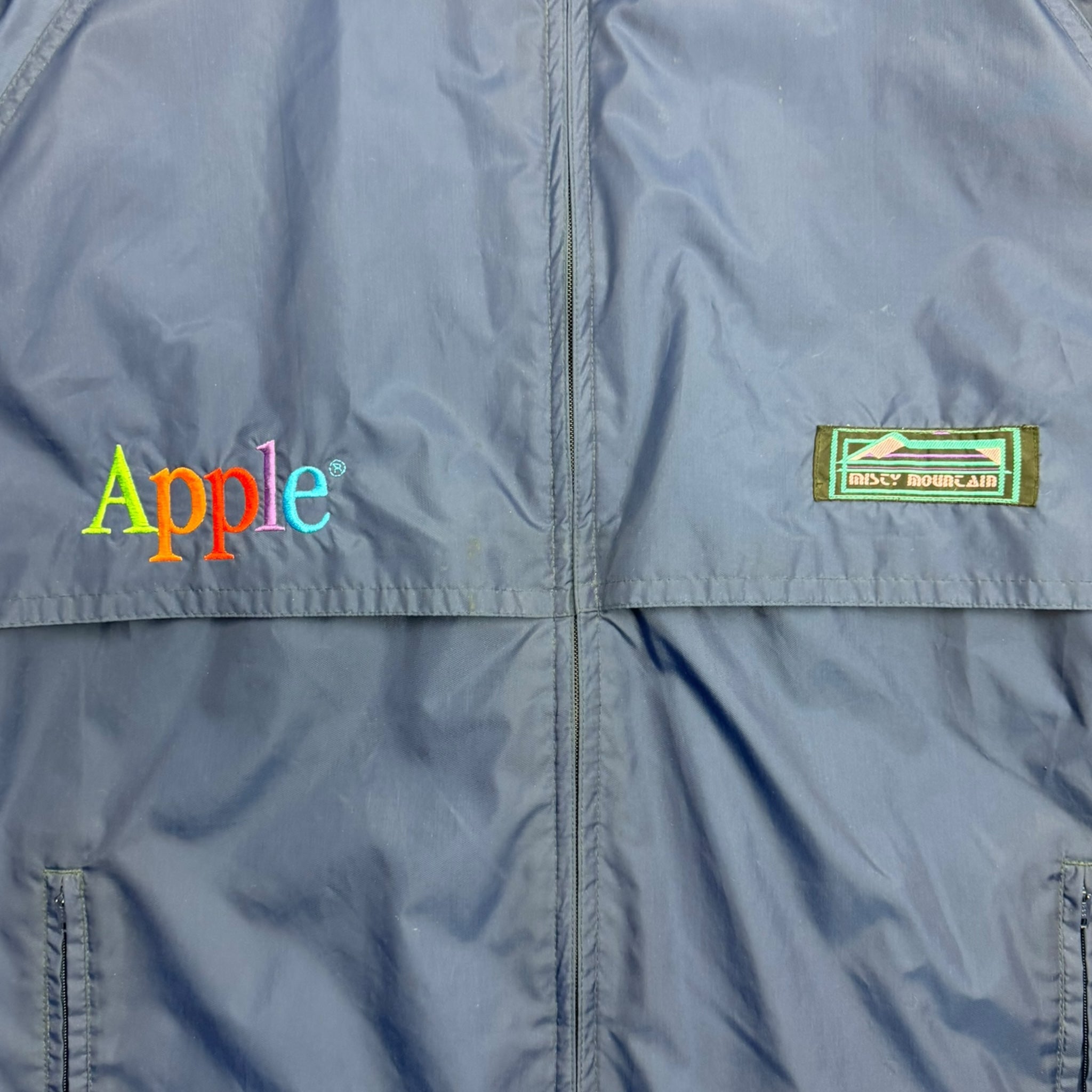 Vintage Apple Misty Mountains Wind Breaker