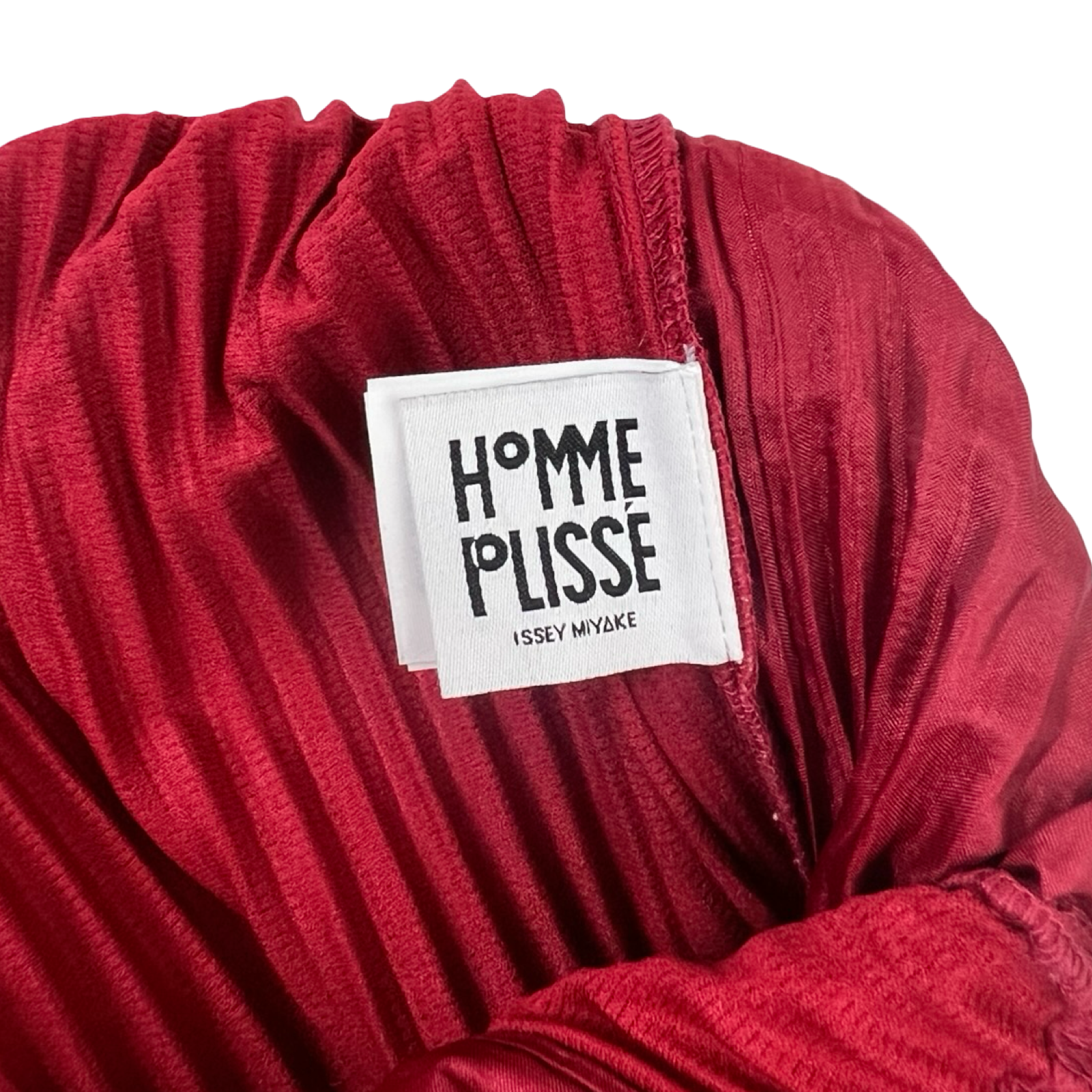 Homme Plissé Issey Miyake Monthly Color Pleated Trousers Plum Red