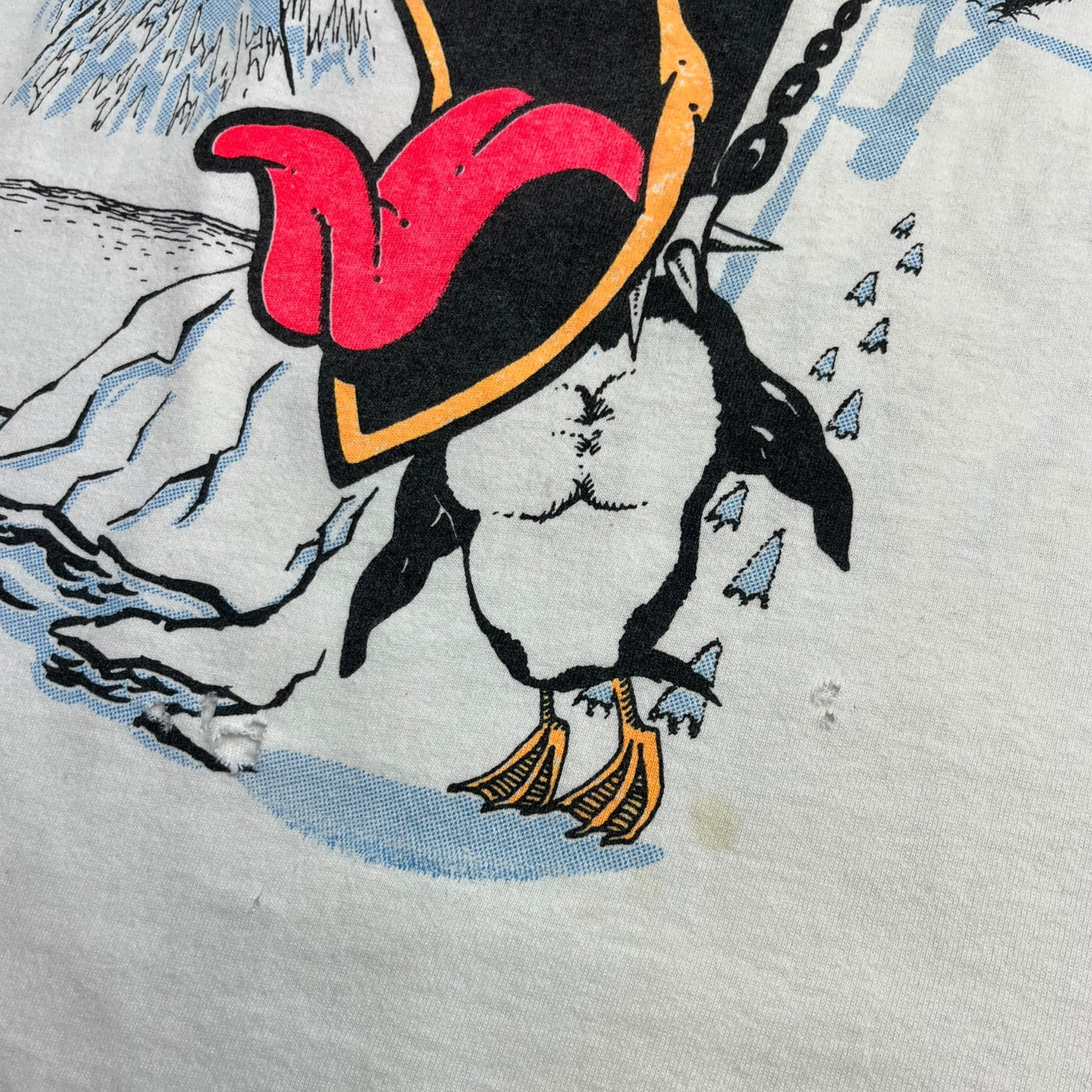 Vintage Gallagher Penguin Tour Shirt - Vicious Malicious Graphic Shirt