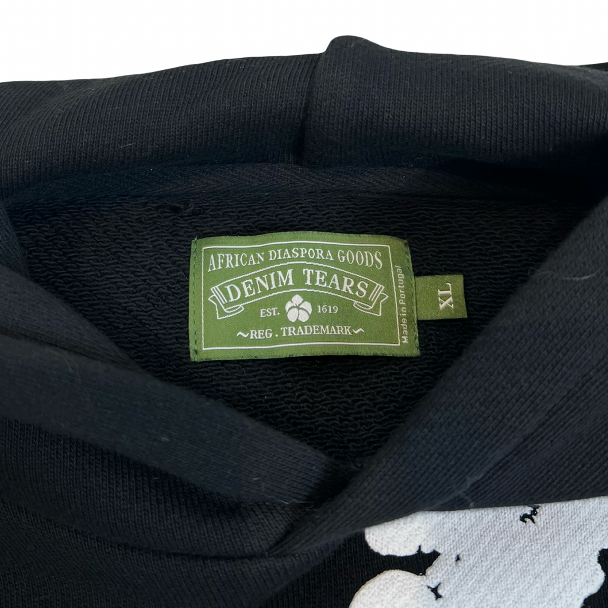 Denim Tears Cotton Wreath Hoodie Black