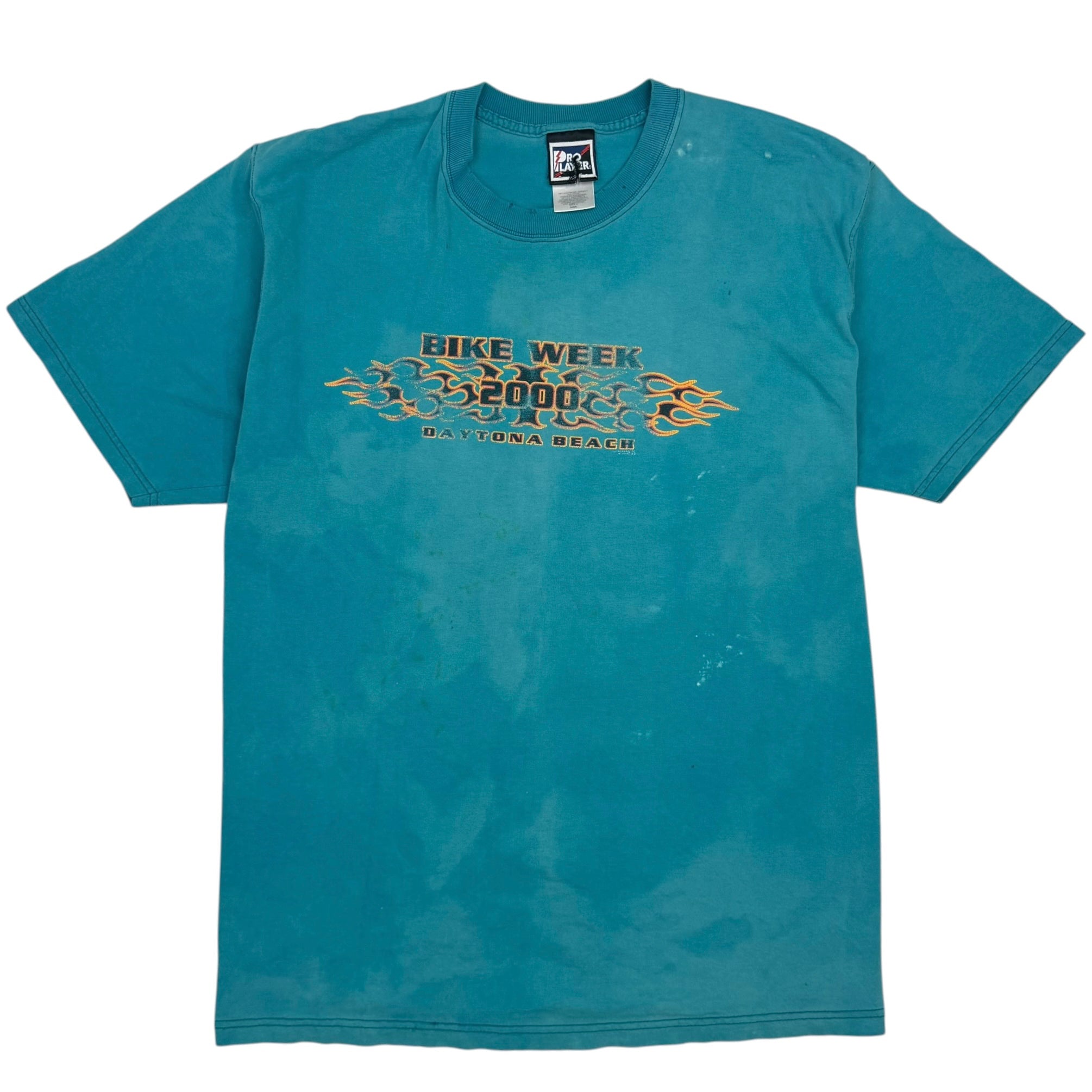 2000 Daytona Beach Bike Week Tee Blue