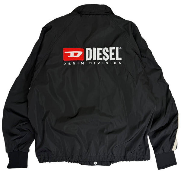 Vintage Diesel Denim Division Nylon Coach Jacket Black