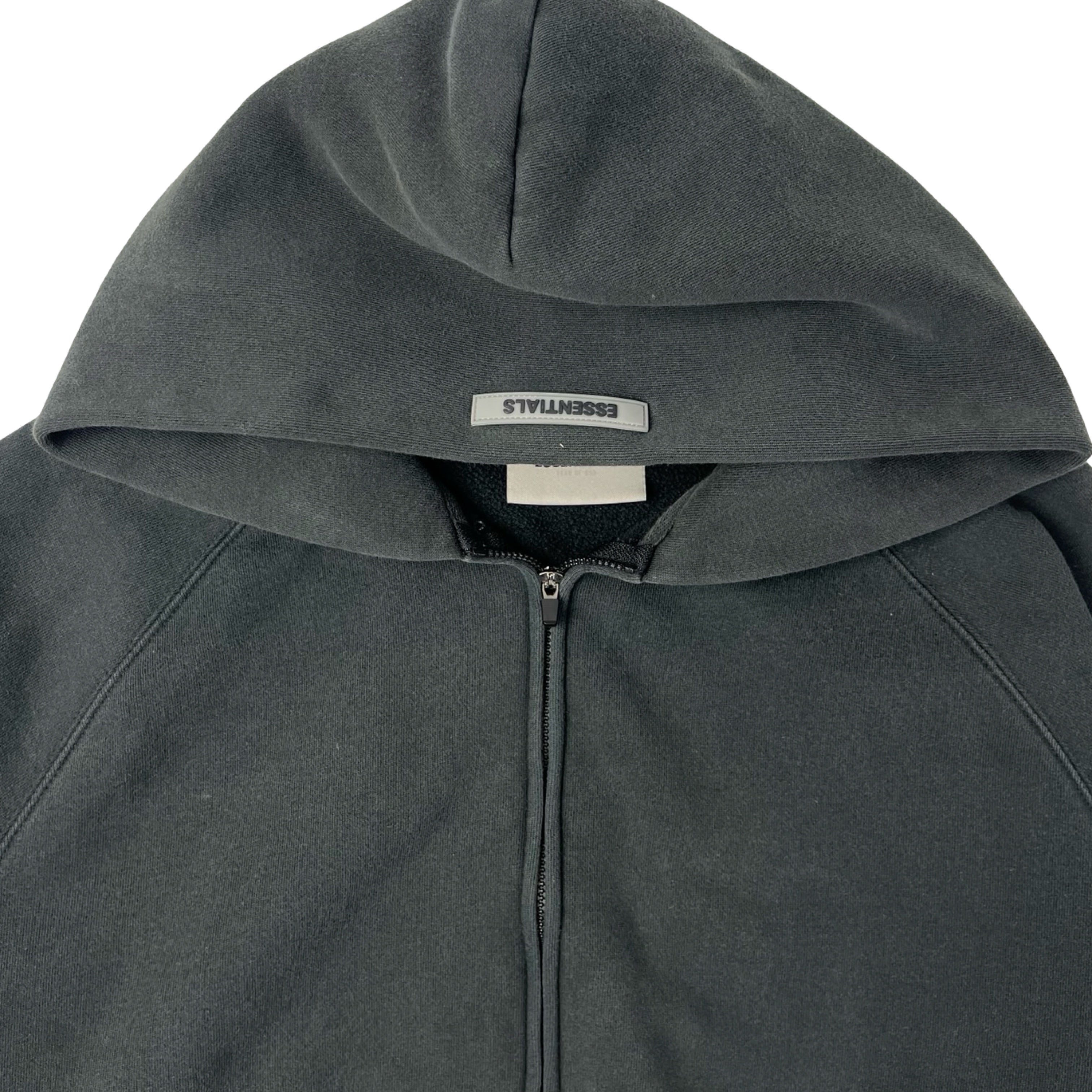 Essentials Zip Hoodie Core Black
