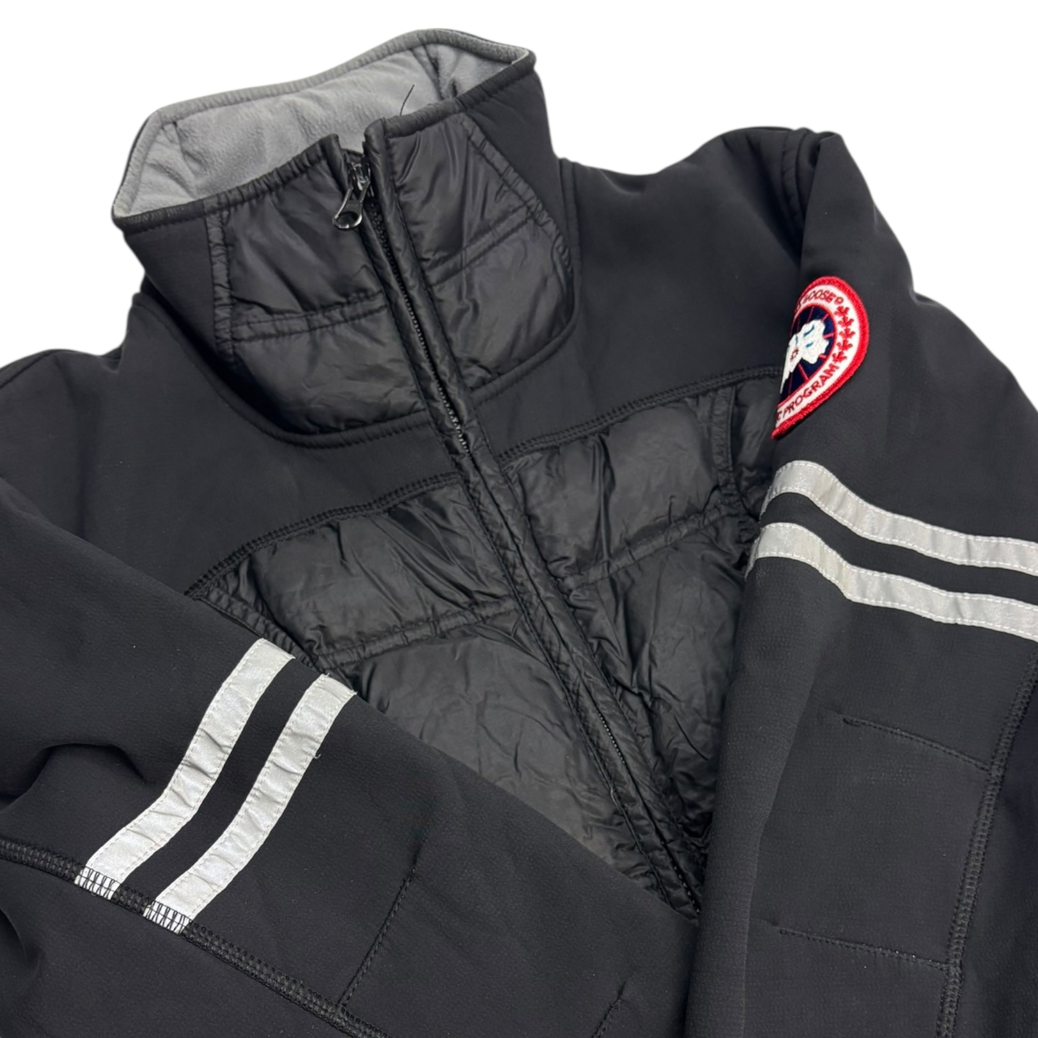 Canada Goose Down/Nylon HyBridge Puffer Jacket Black