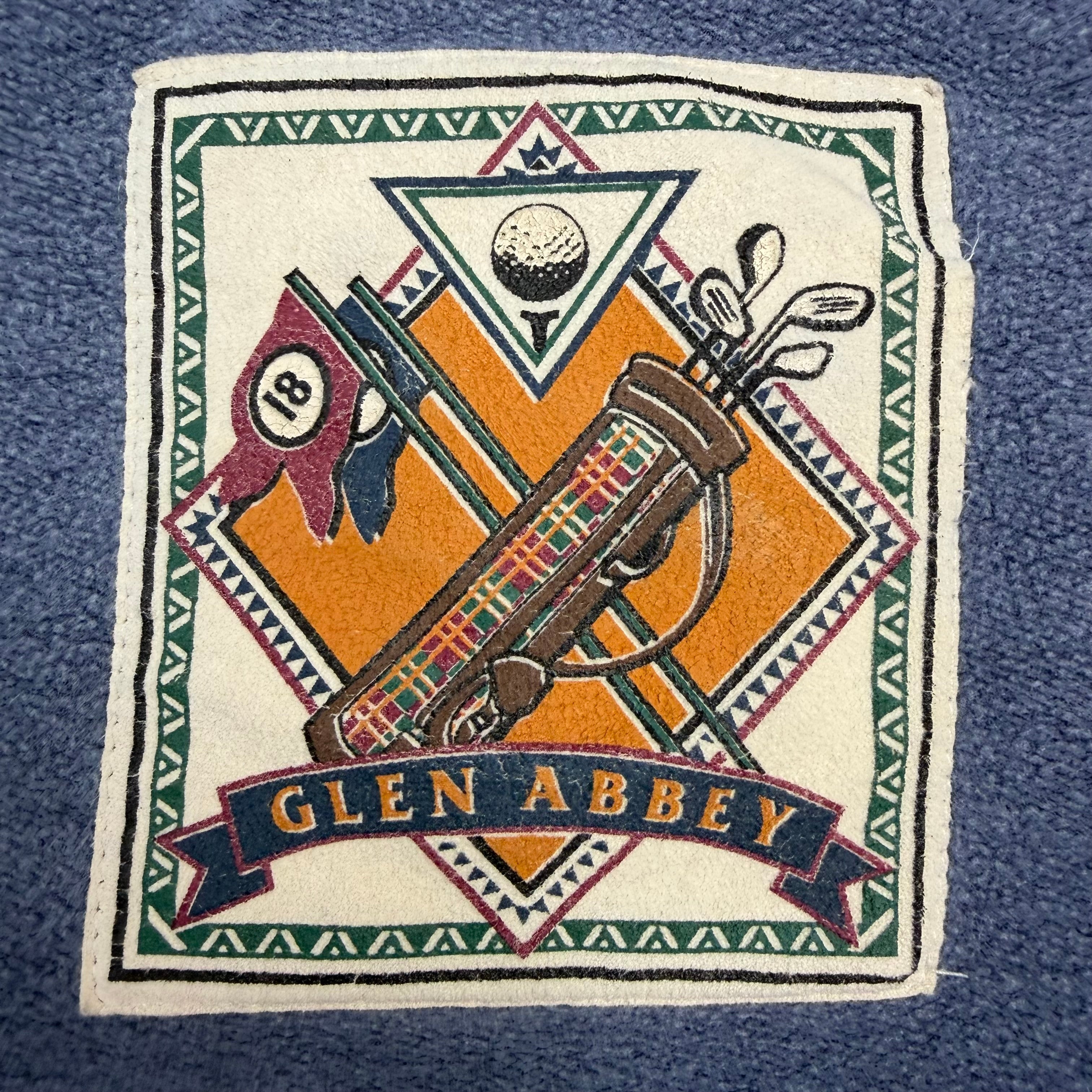 Vintage Glen Abbey Fleece Quarter Zip Sweater Blue