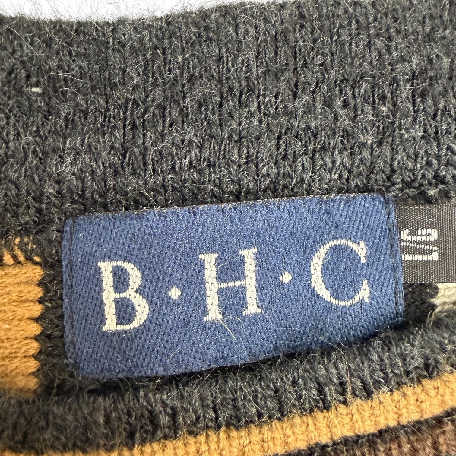 Vintage BHC Knit Sweater Black/Green/White