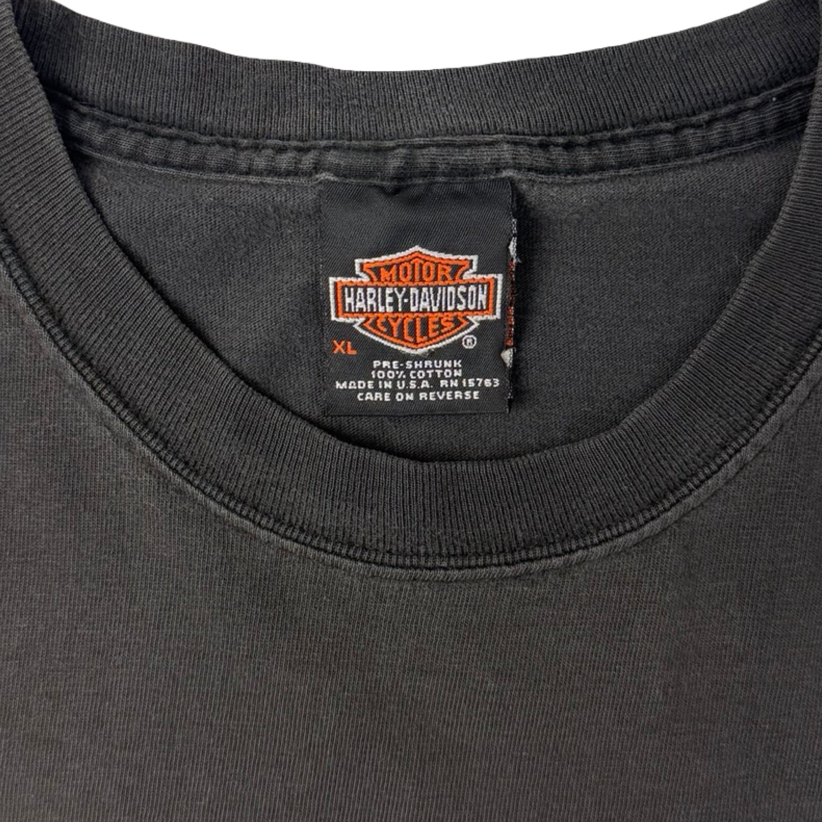 1998 Harley Davidson Flame Eagle Pocket T-Shirt