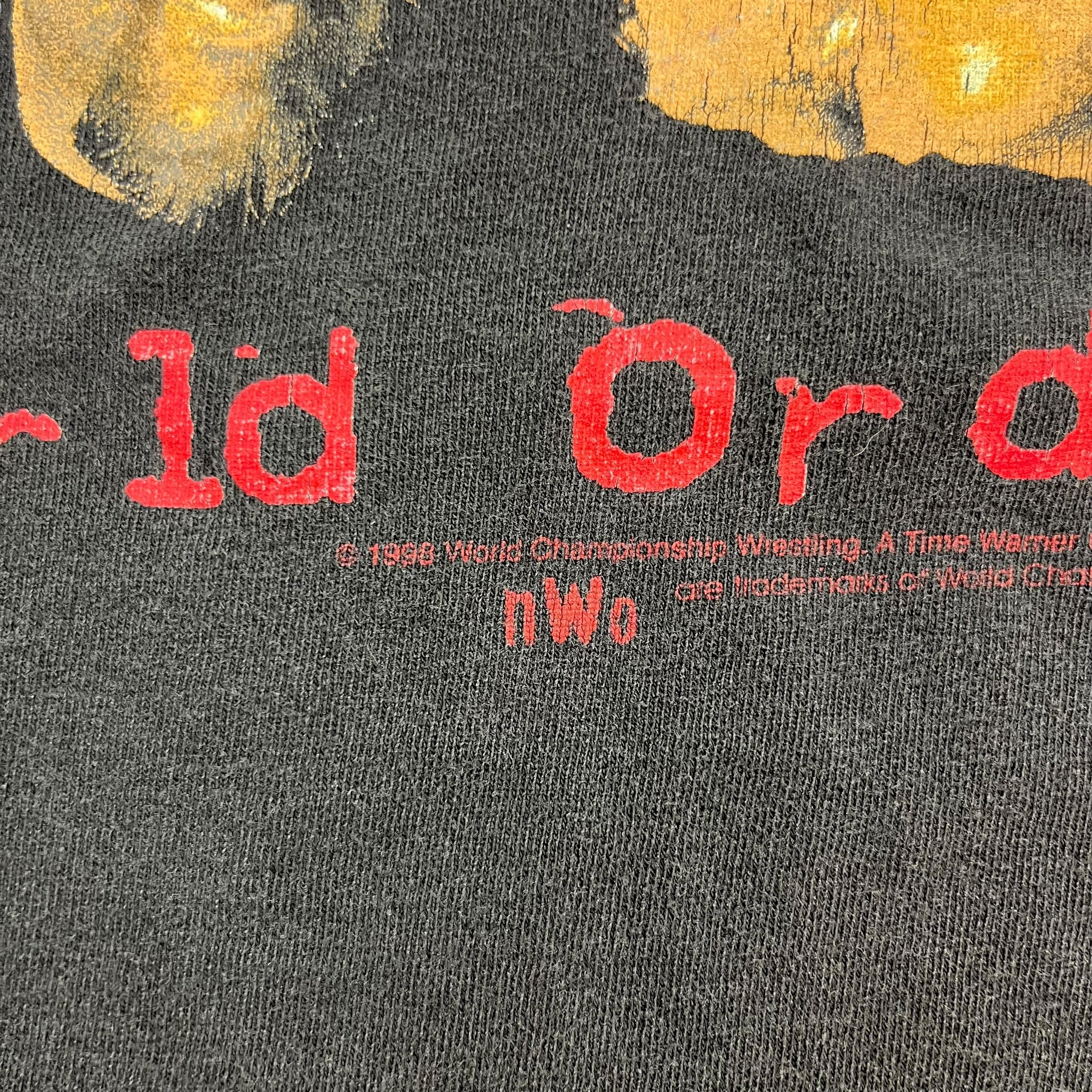 1998 WWF NWO Wrestling Tee Black