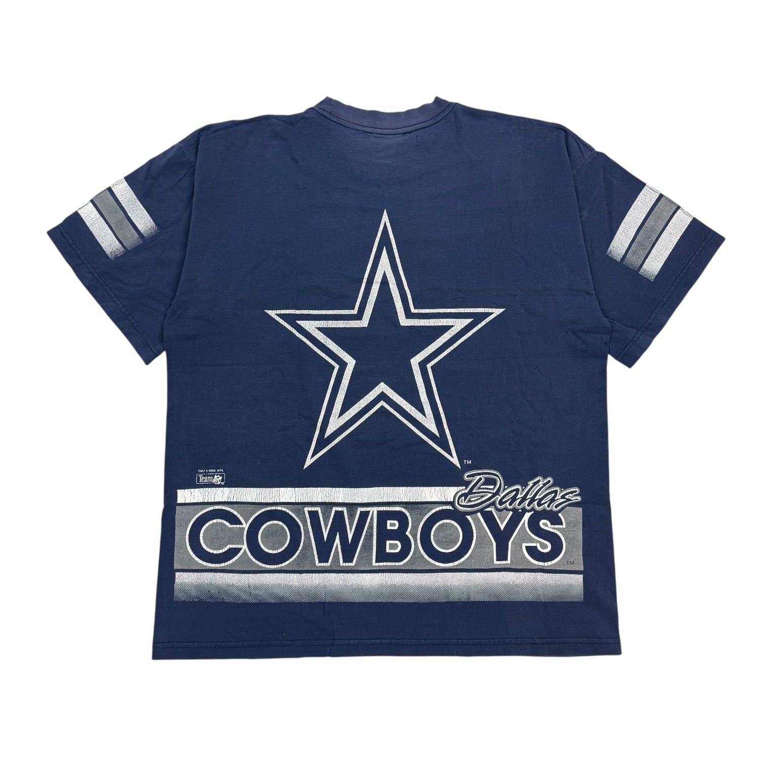 1996 Dallas Cowboys Jersey Tee Blue