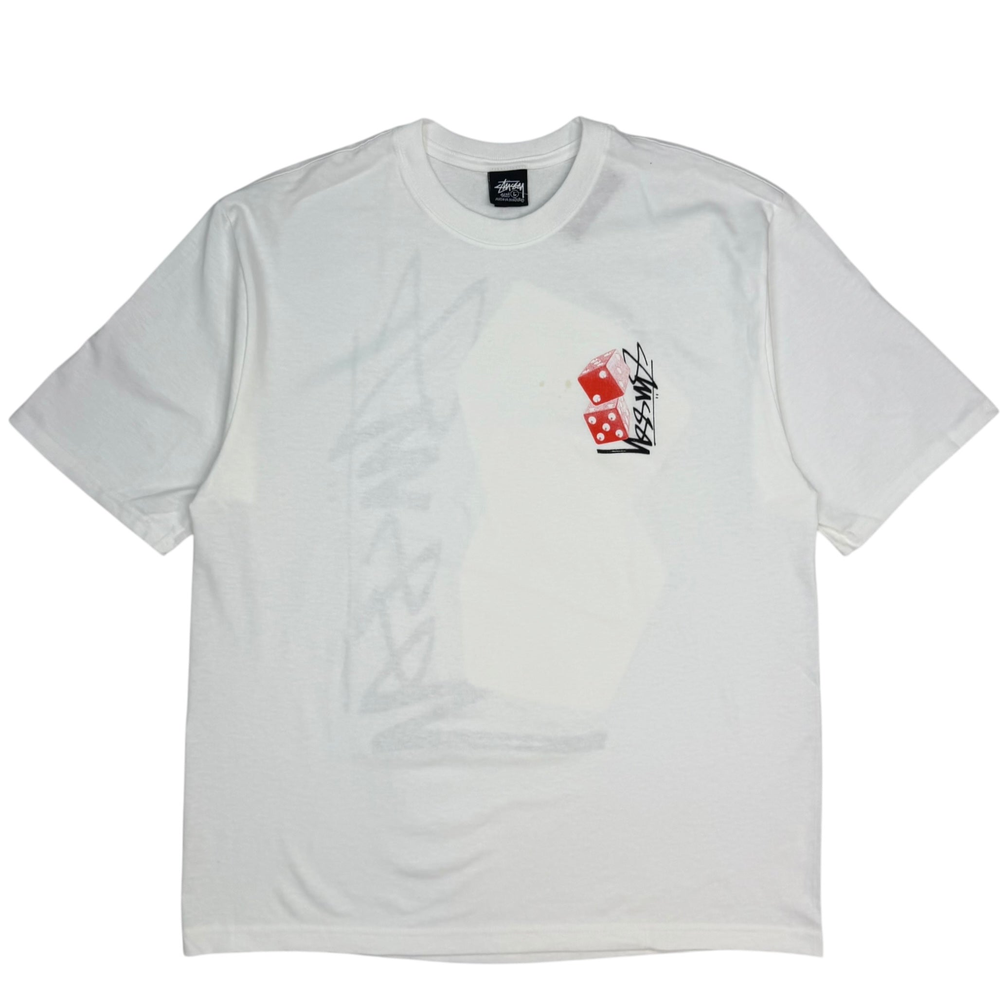 Stussy Tall Dice Tee White