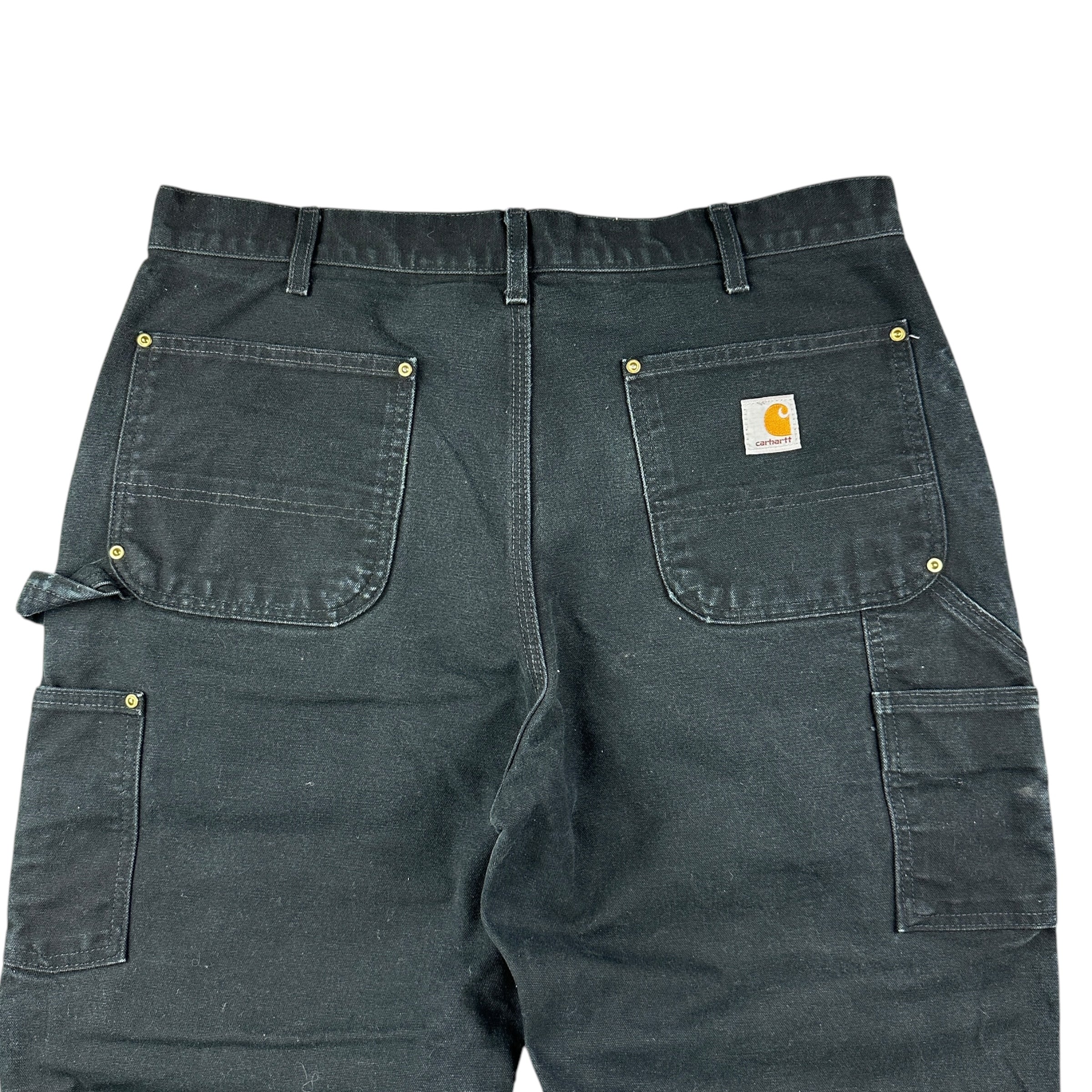 Vintage Carhartt Double Knees Pants Black