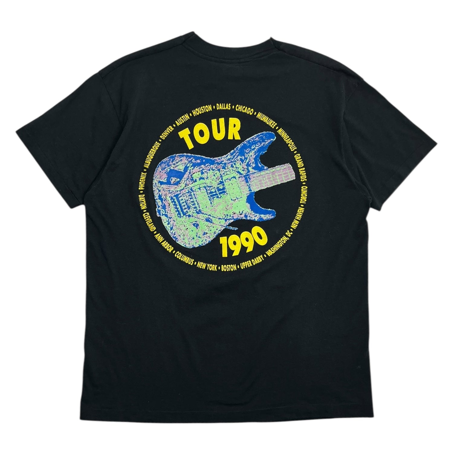 1990 Joe Satriani Blue Dream Tour Tee Black