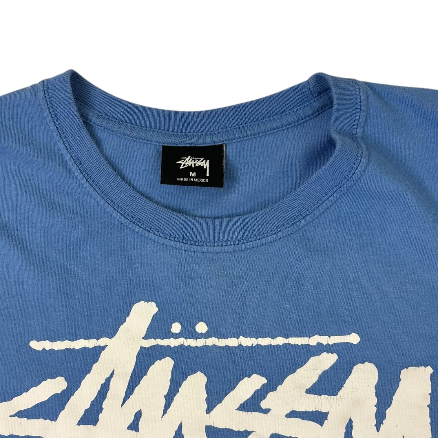 Stussy World Tour Long Sleeve T-Shirt Blue