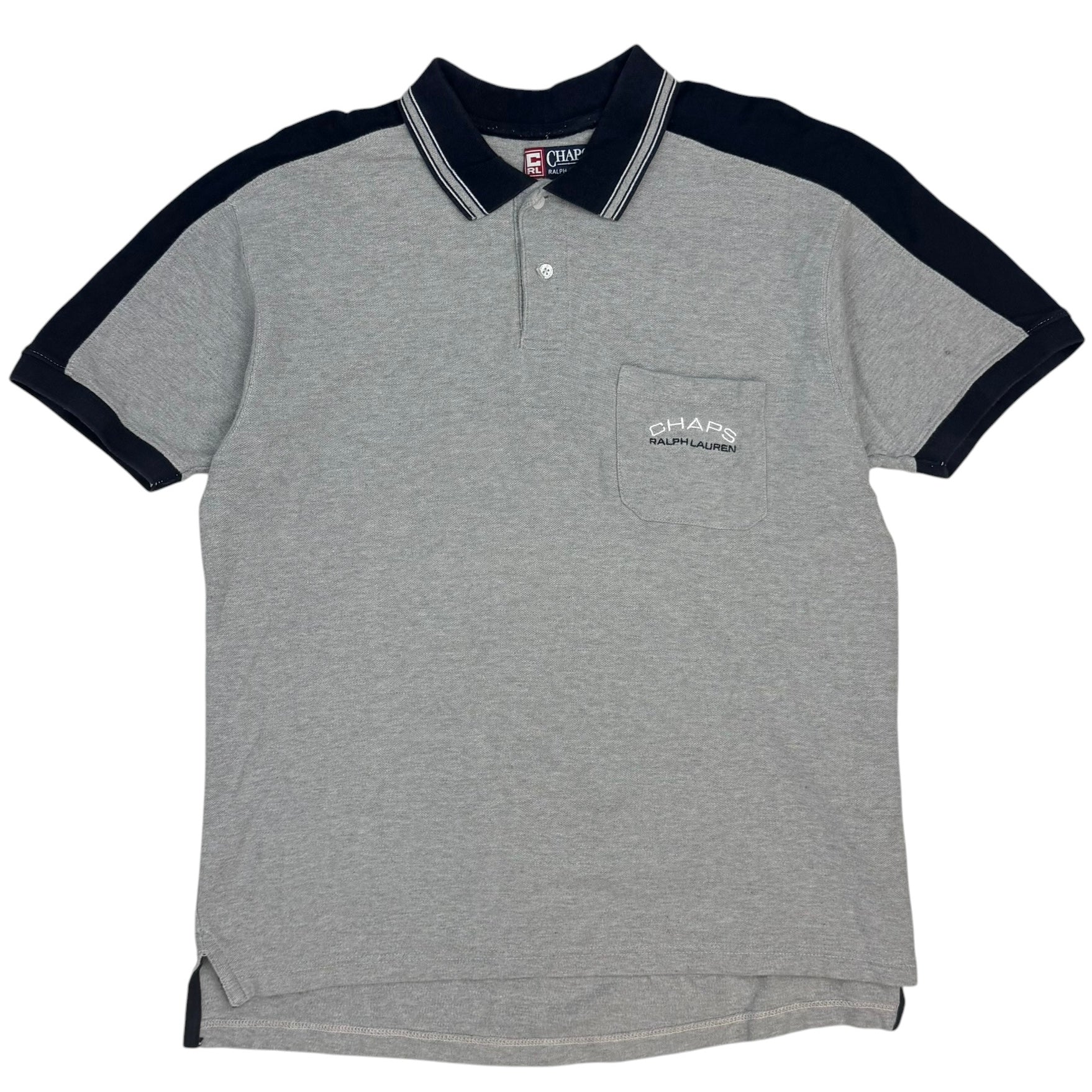 Vintage Chaps Ralph Lauren Polo Shirt Grey