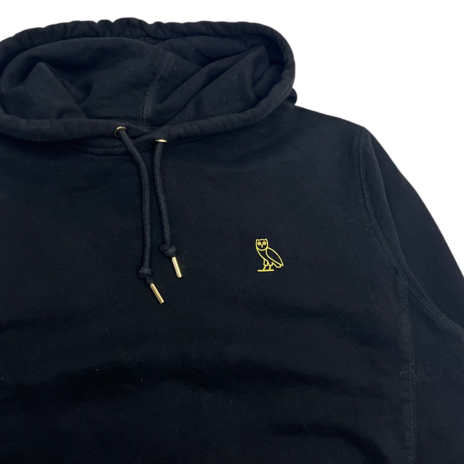 OVO Essential Owl Gold Hardware Hoodie Black