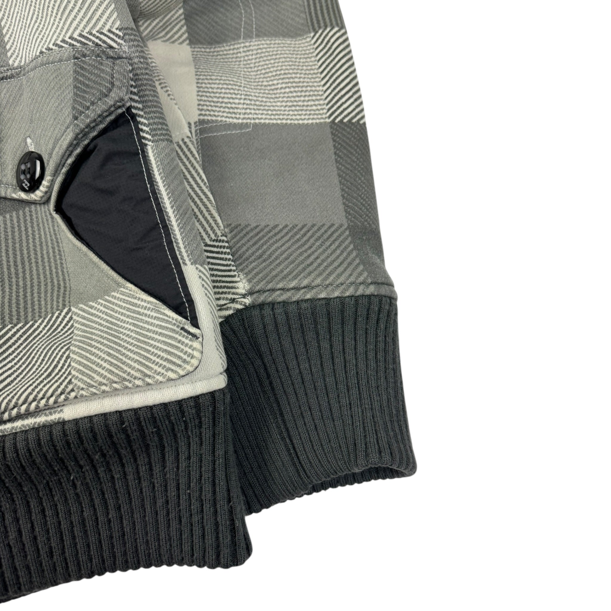 Vintage Y2K Billabong Sherpa Lined Plaid Hoodie