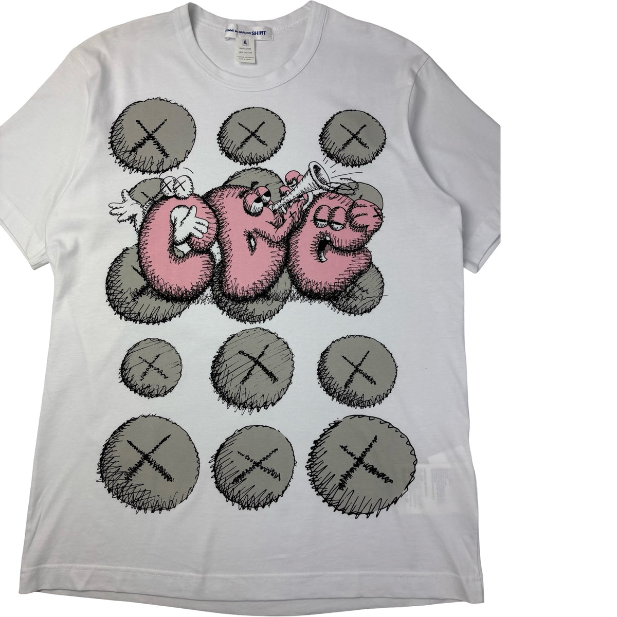 Comme des Garcons x Kaws T-Shirt White
