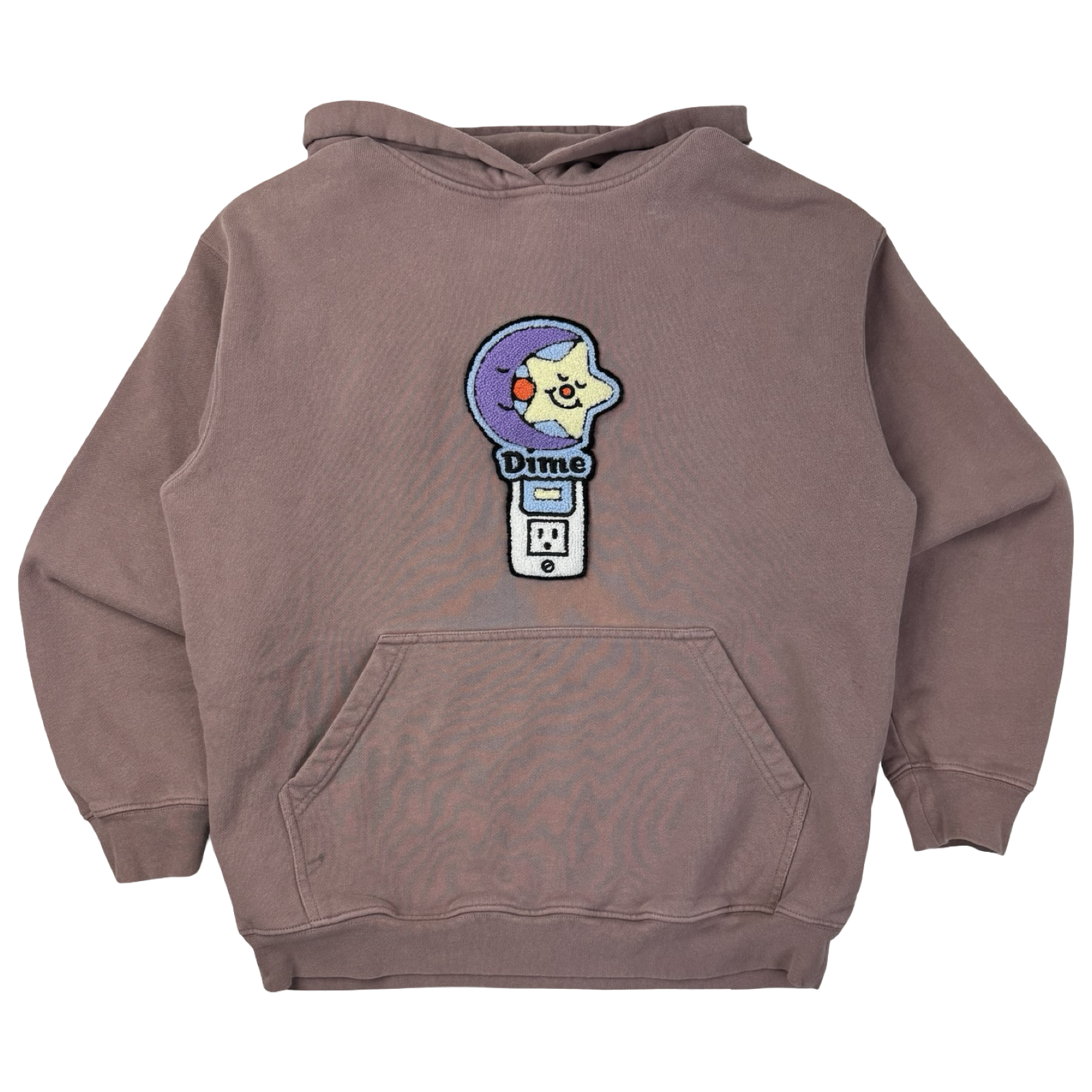 Dime Chenille Hoodie Twilight Mauve