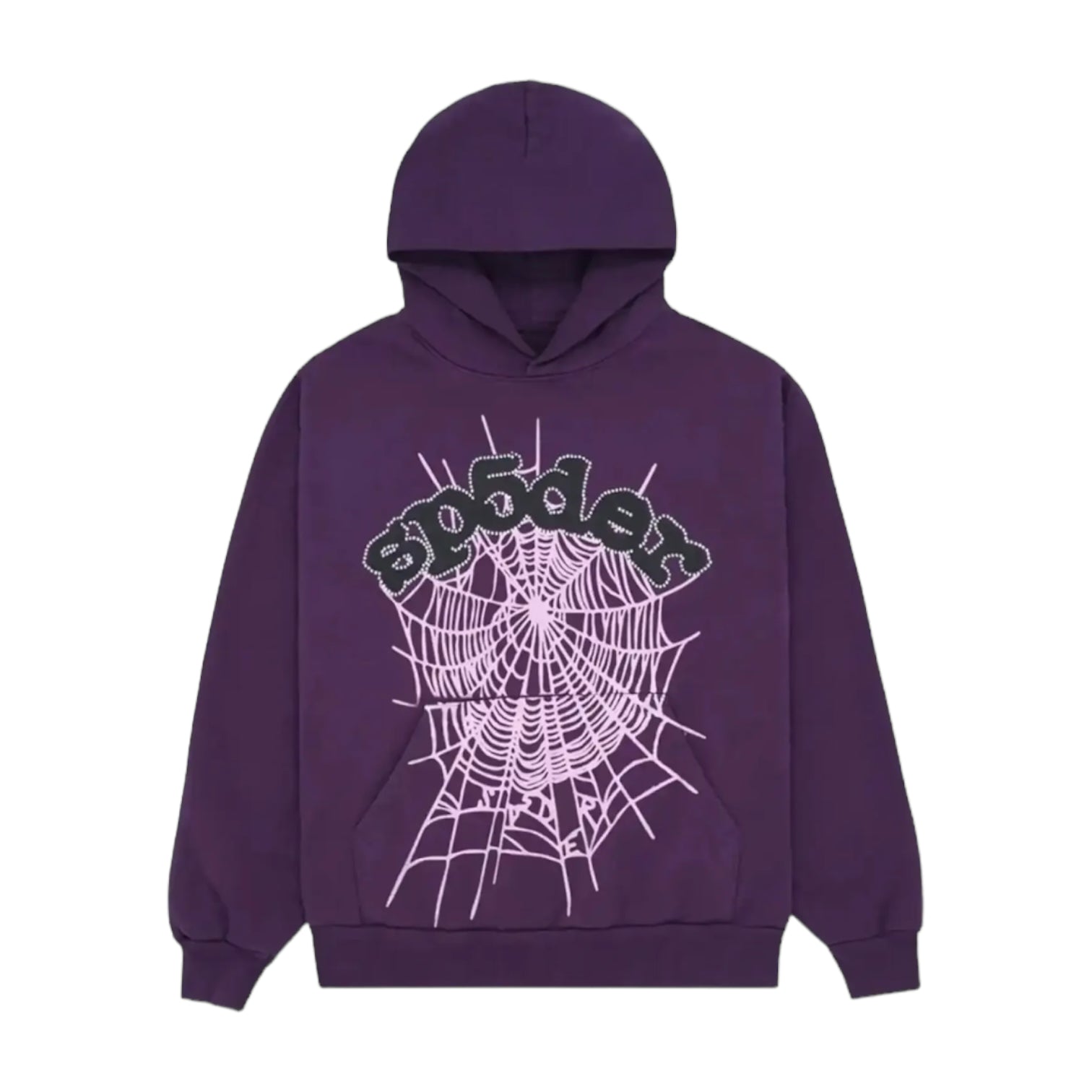 Sp5der Web Hoodie Purple