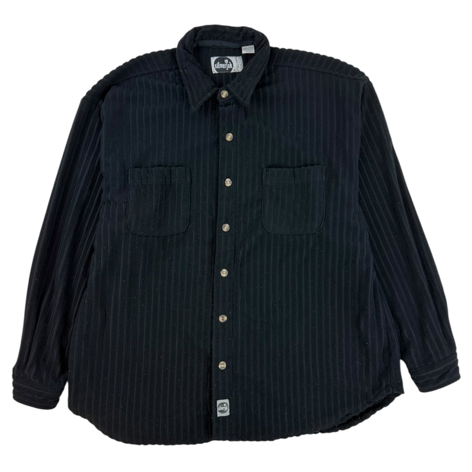 Vintage Levi’s Silver Tab Button Up Shirt Black