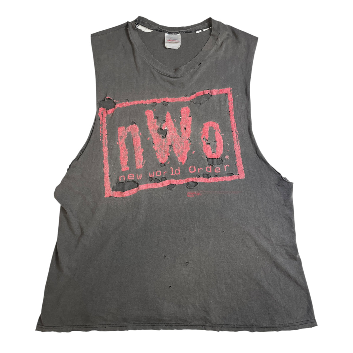 Vintage Distressed New World Order Muscle Tank