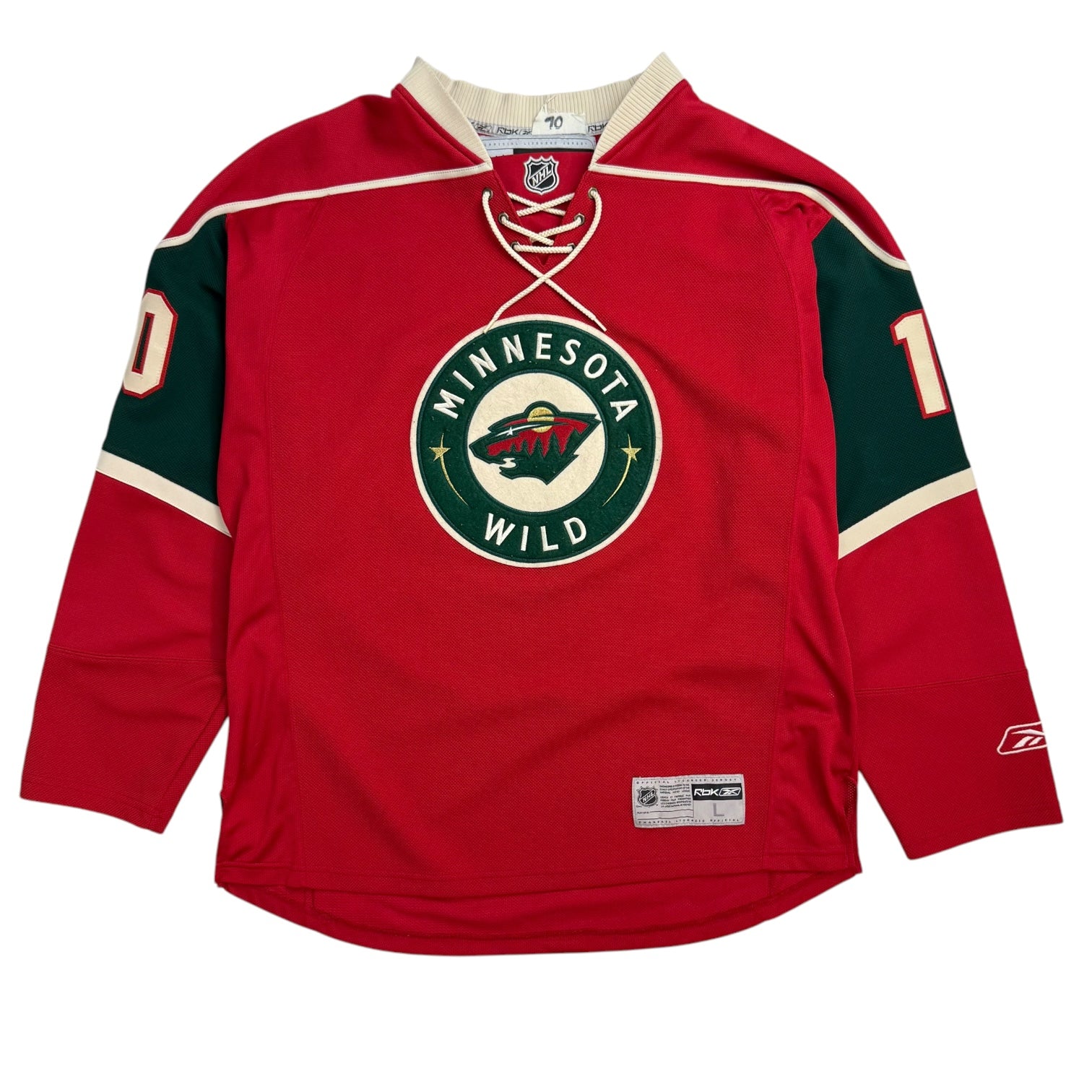 Vintage Reebok Minnesota Wild Marian Gaborik Alternate Jersey