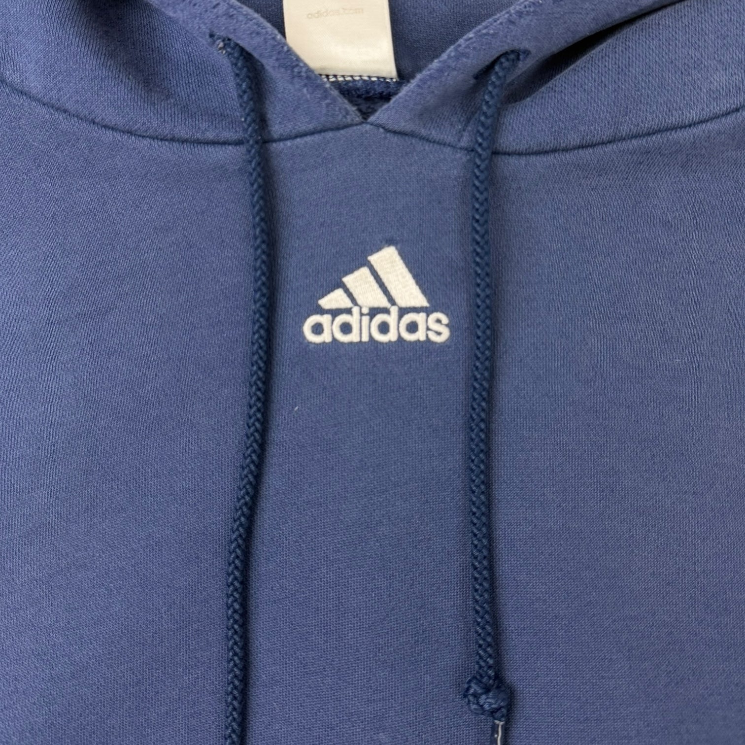 Vintage Adidas Logo Hoodie Navy