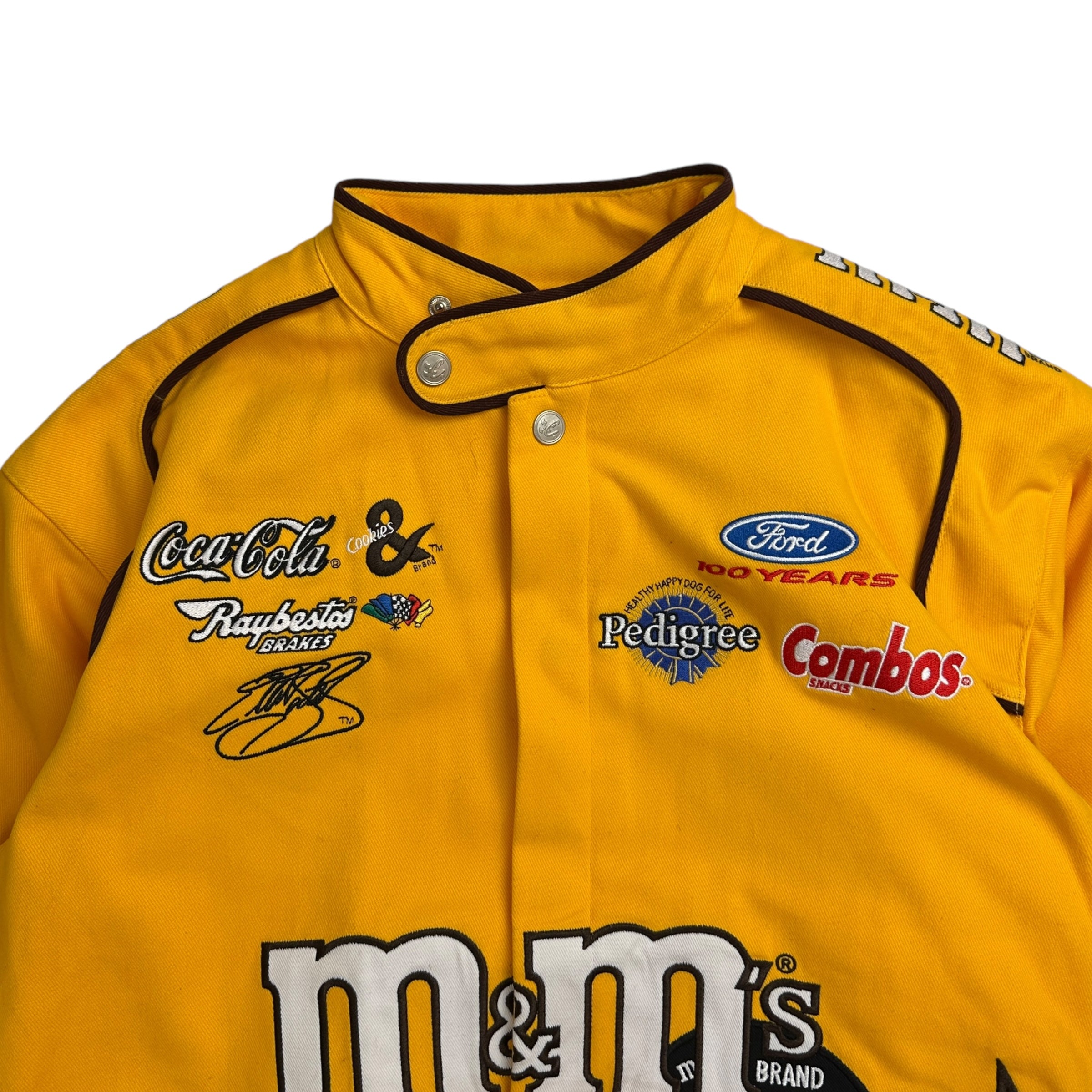 Vintage M&M Elliot Sadler Nascar Jacket