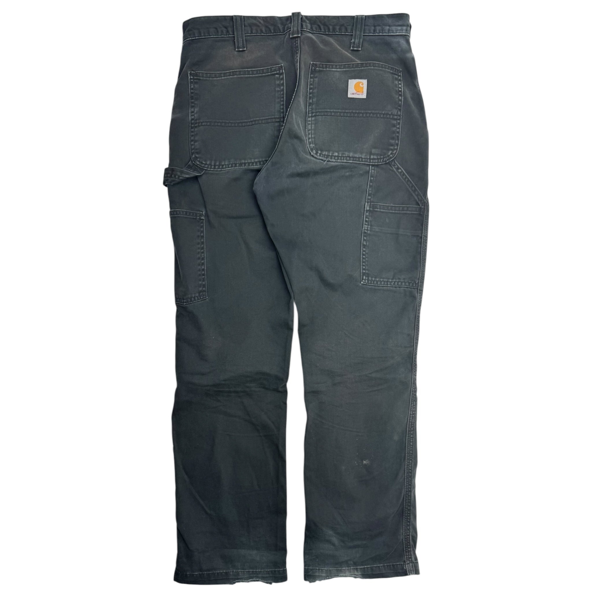 Vintage Carhartt Carpenter Bottom Faded Black