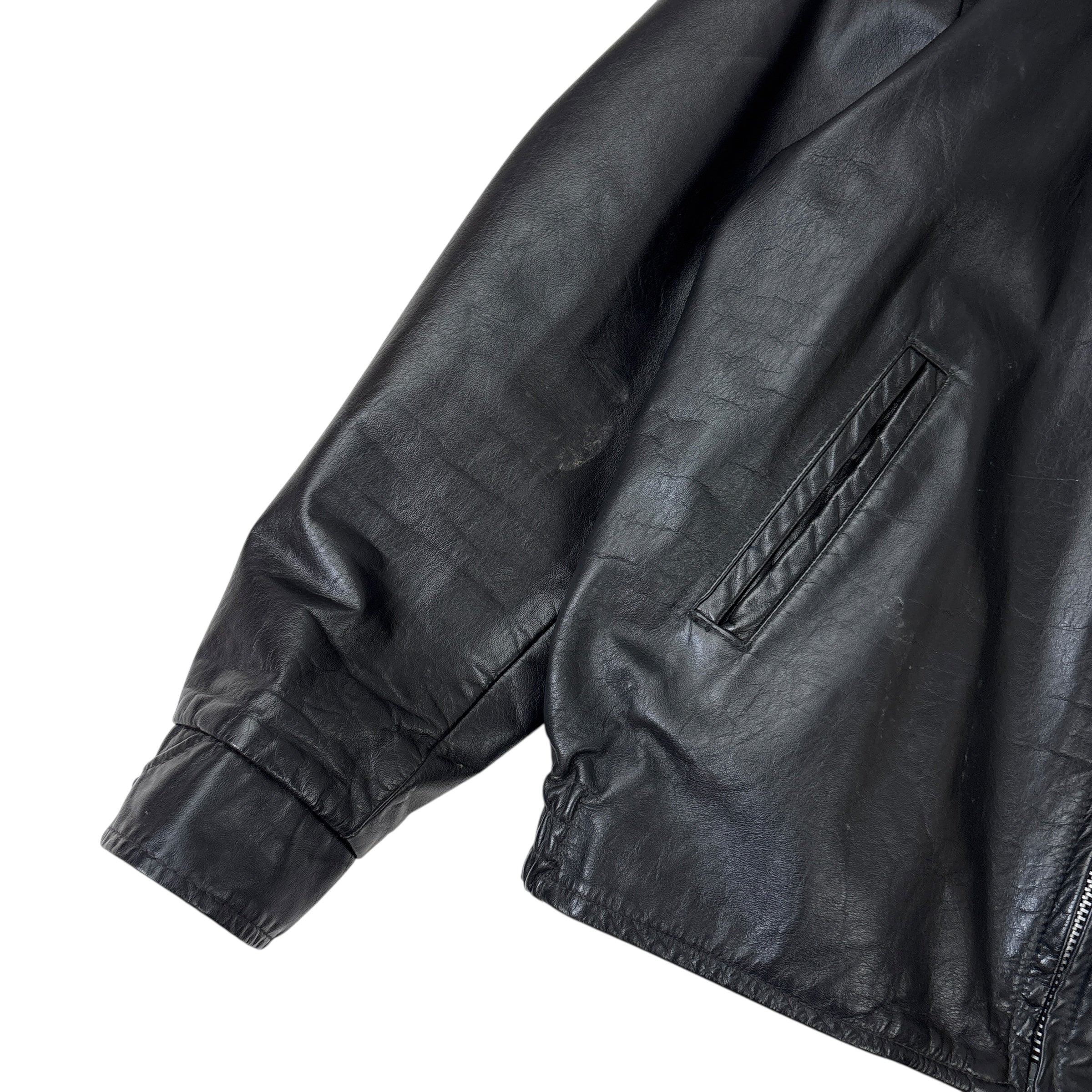 Vintage Legion Leather Jacket Black