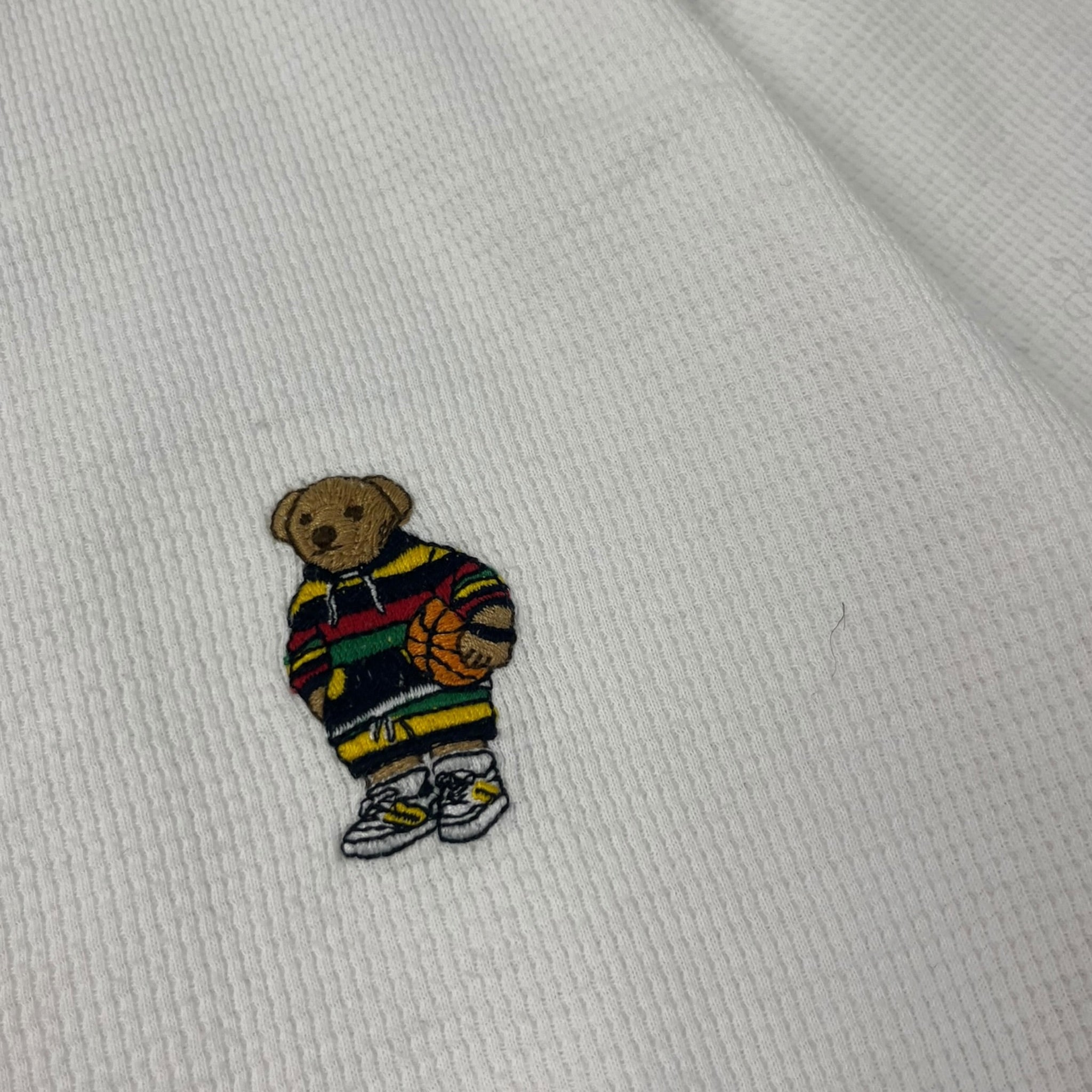 Polo Ralph Lauren Basketball Polo Bear Thermal Knit