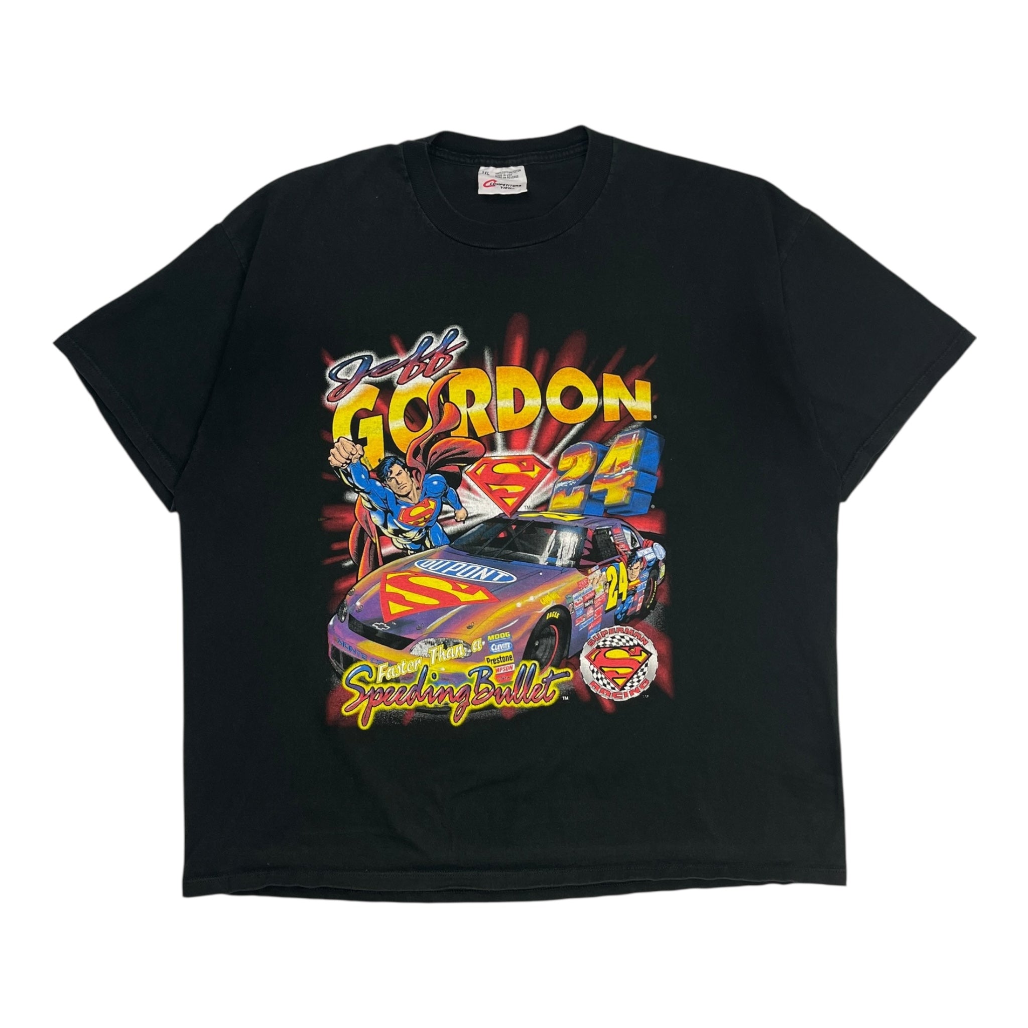 1999 Jeff Gordon Superman NASCAR Racing T-Shirt