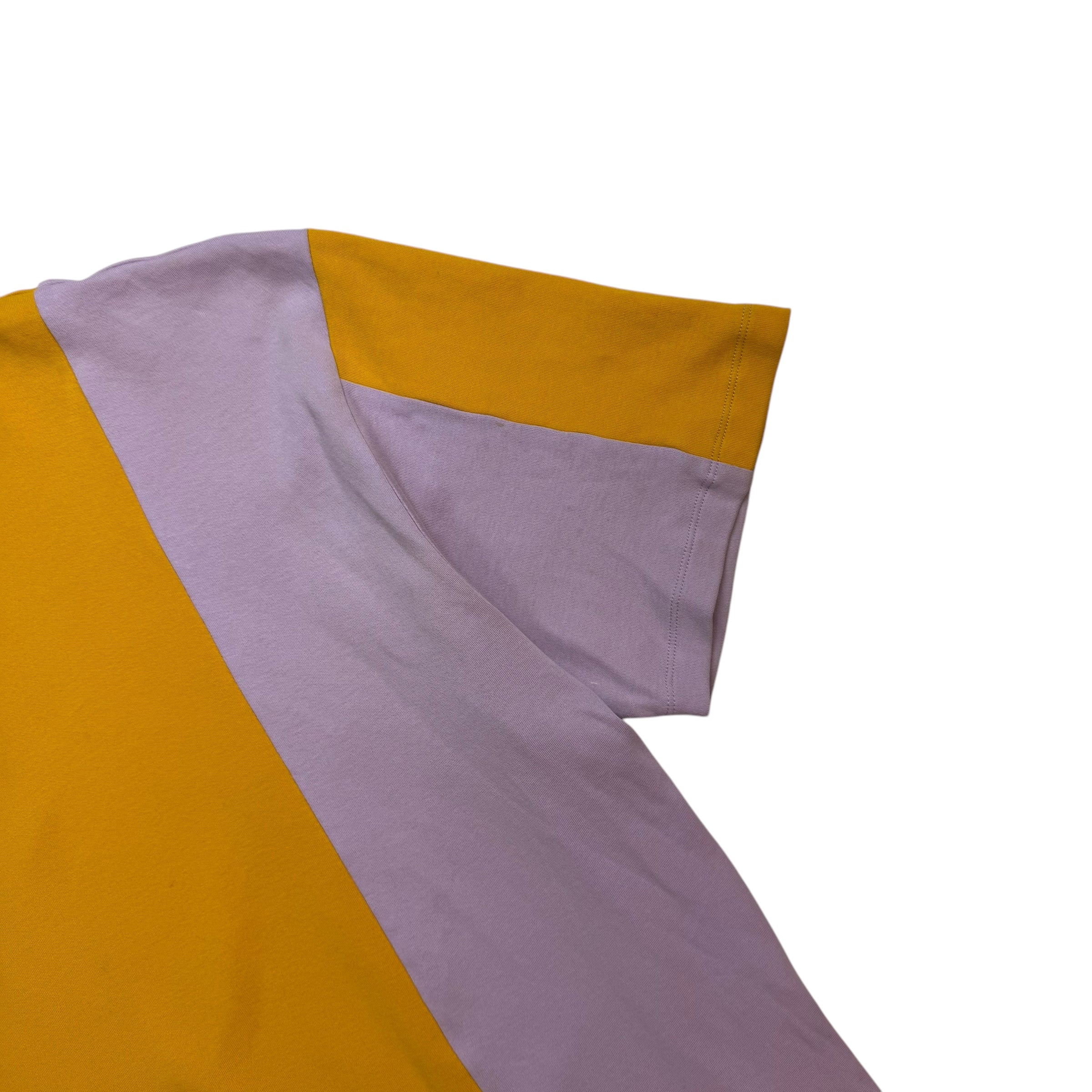 Acne Studios Eban Colour Block Tee Yellow/Purple