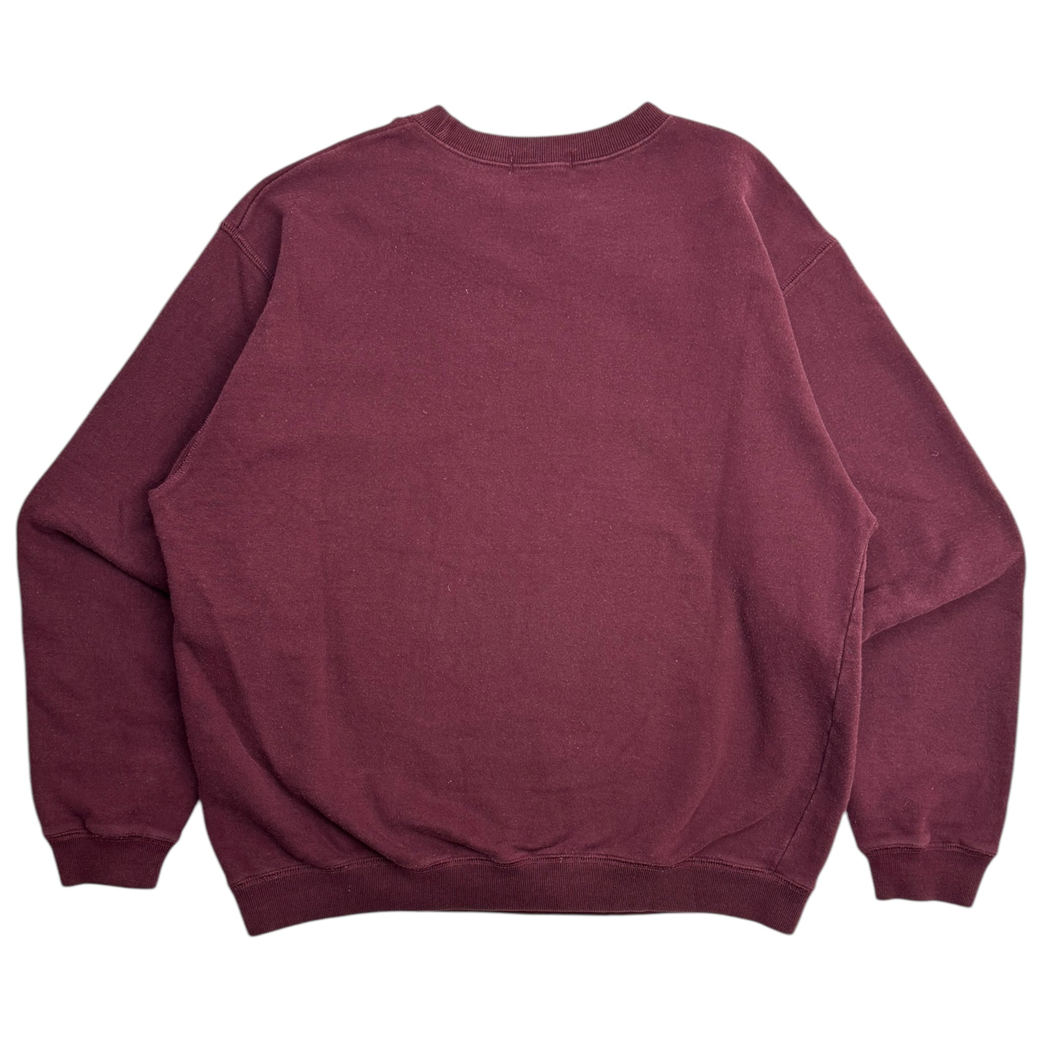 Vintage Club Monaco Burgundy Crest Crewneck