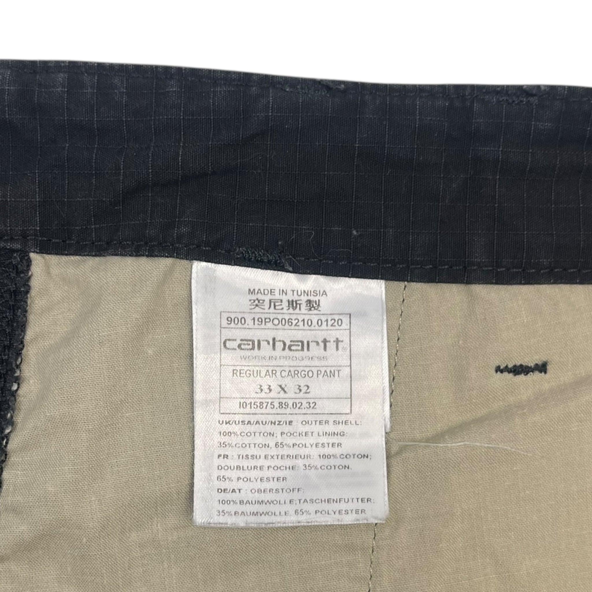 Carhartt WIP Ripstop Cargo Pant Black