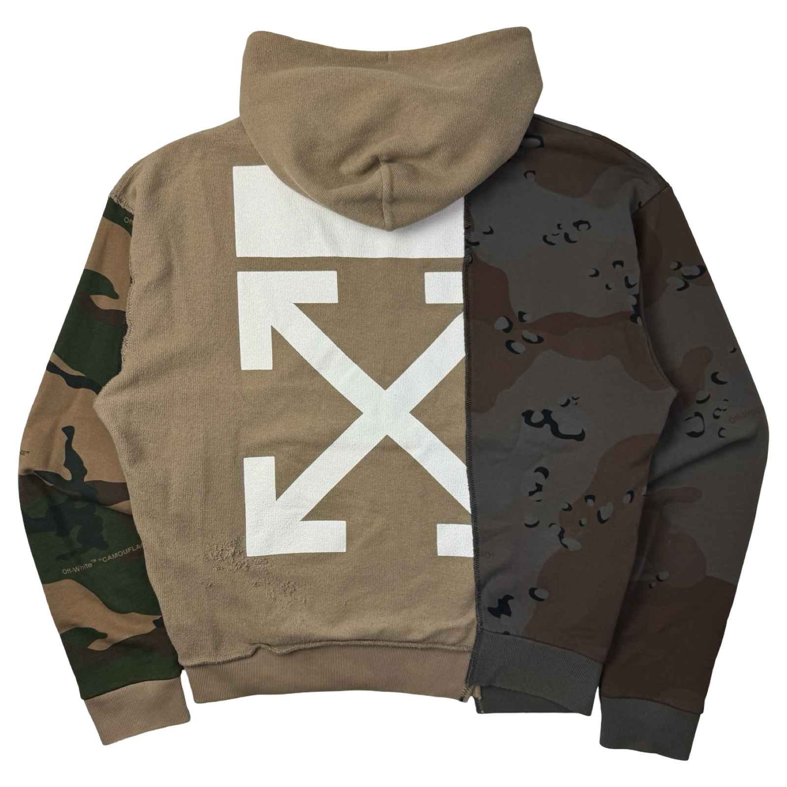 Off-White Reconstructed Camo Hoodie