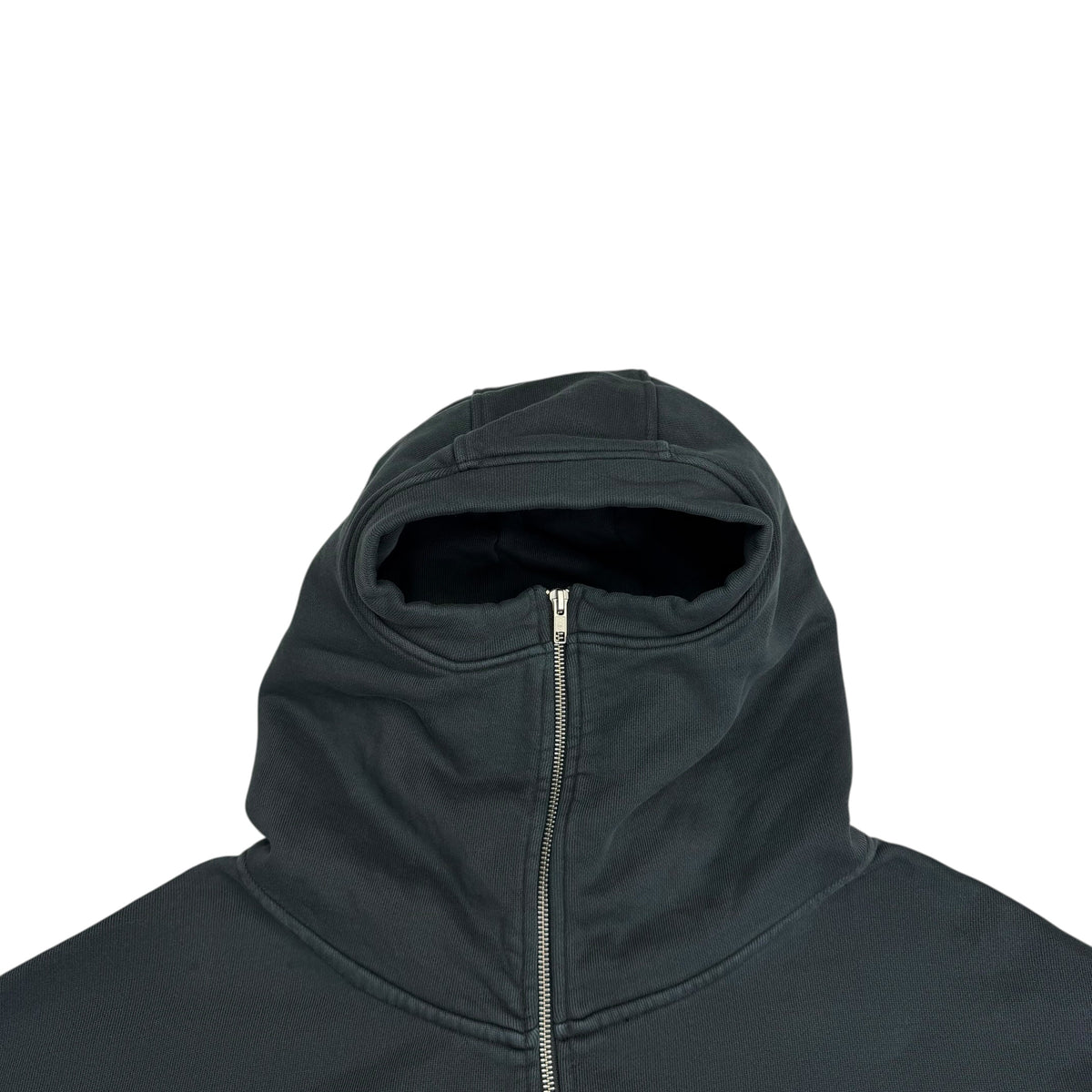 Entire Studios Full Zip Hoodie Washed Black