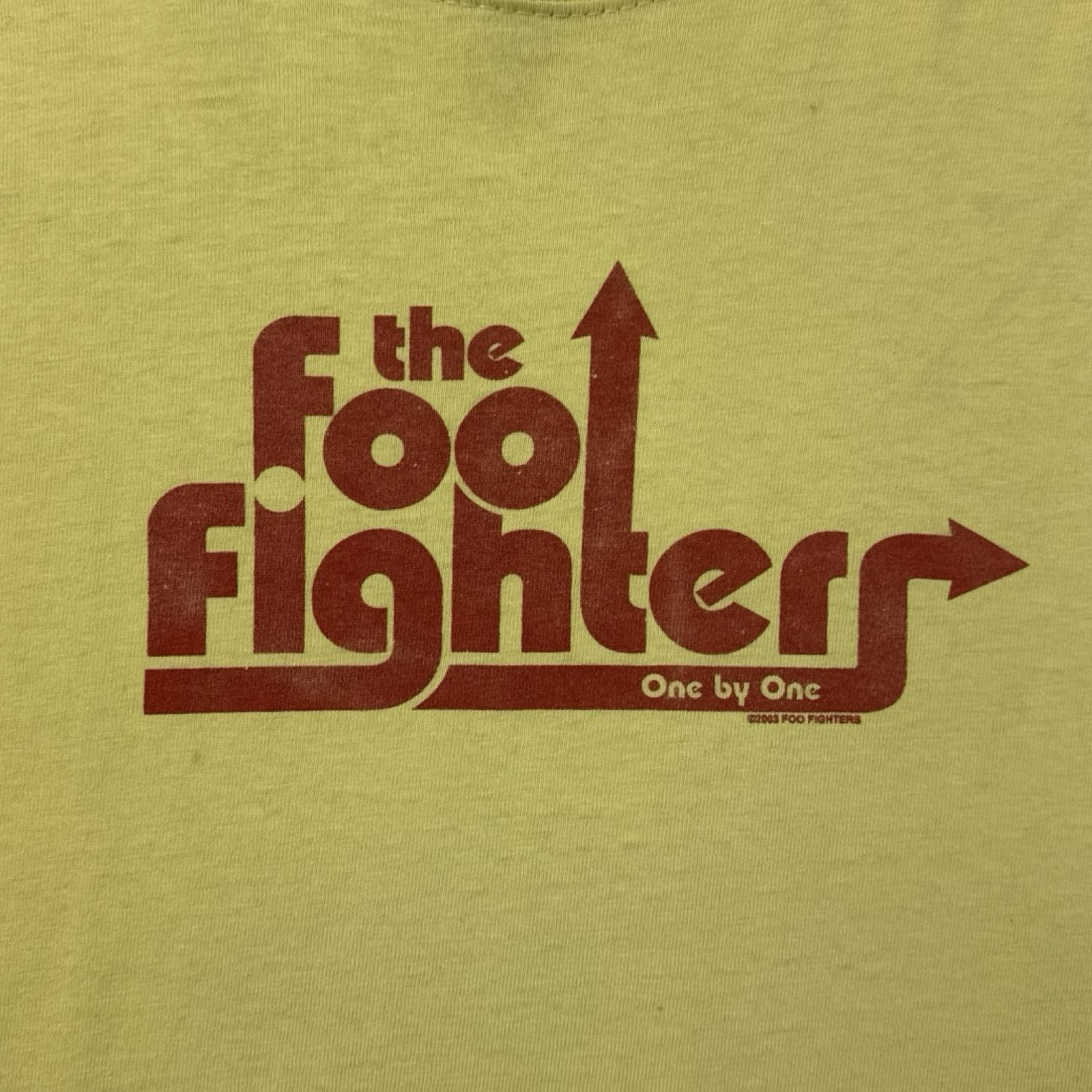 2003 The Foo Fighters 'One By One' T-Shirt