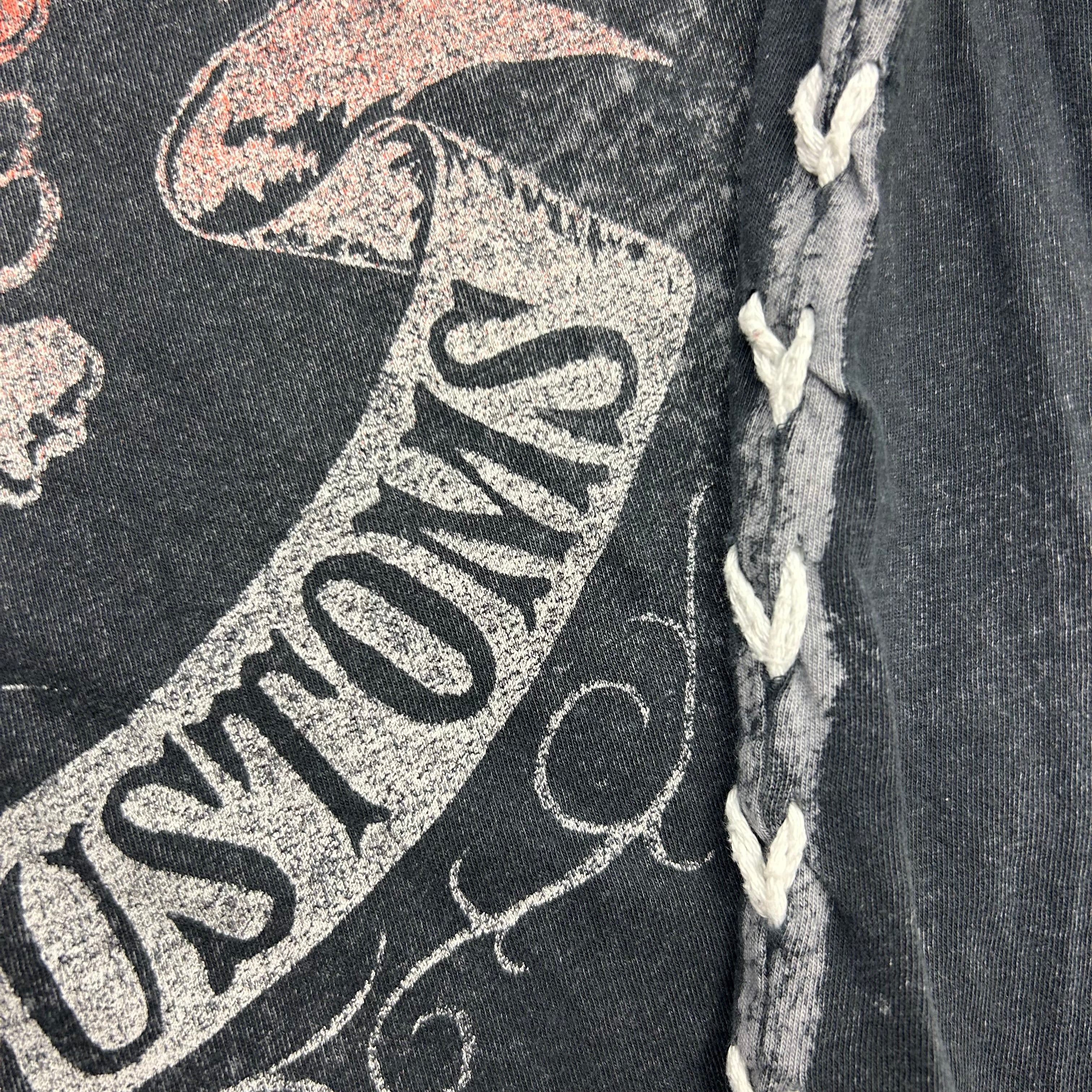 Vintage Y2K Affliction Skull Wings AOP Tee
