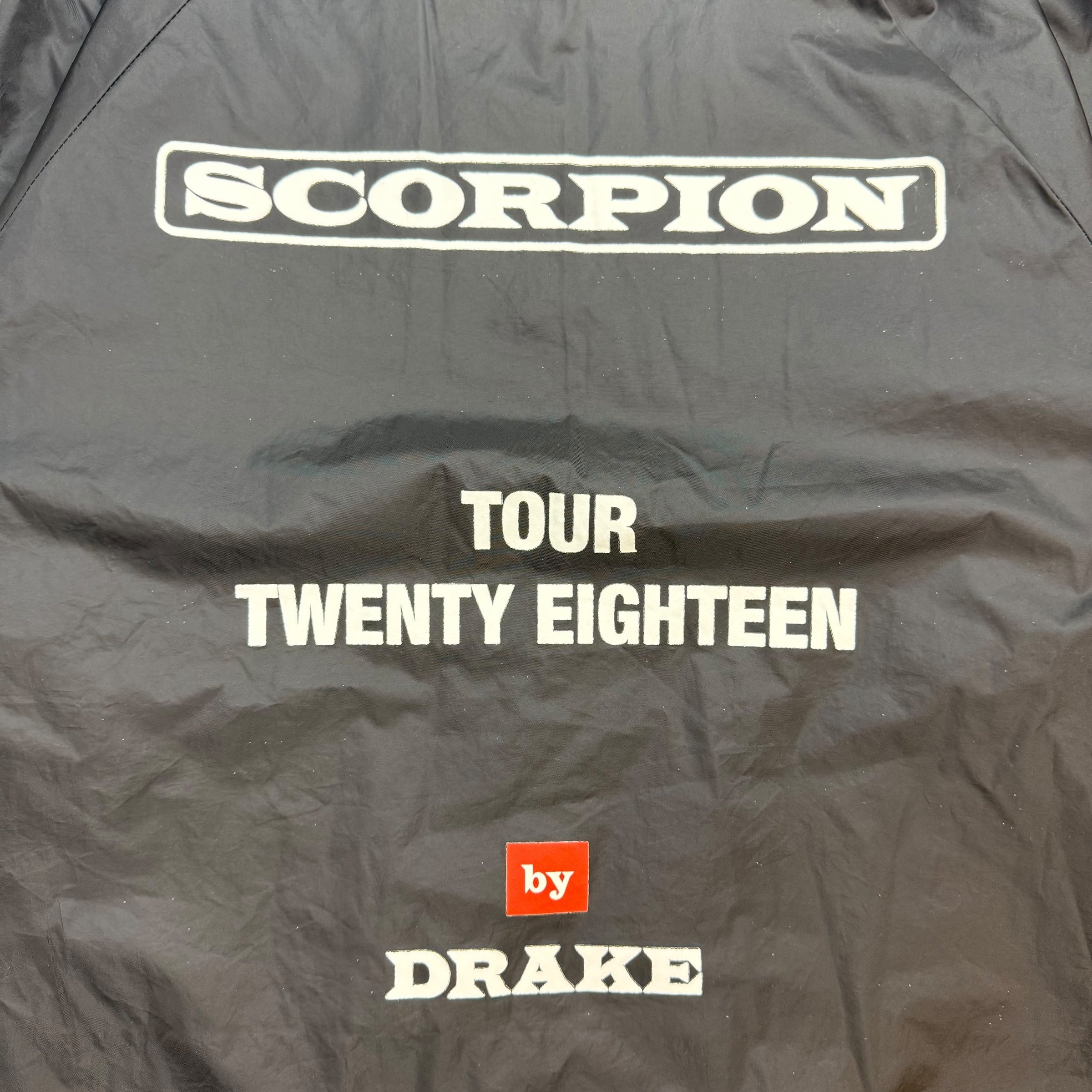 Drake Scorpion Tour 2018 Windbreaker Black