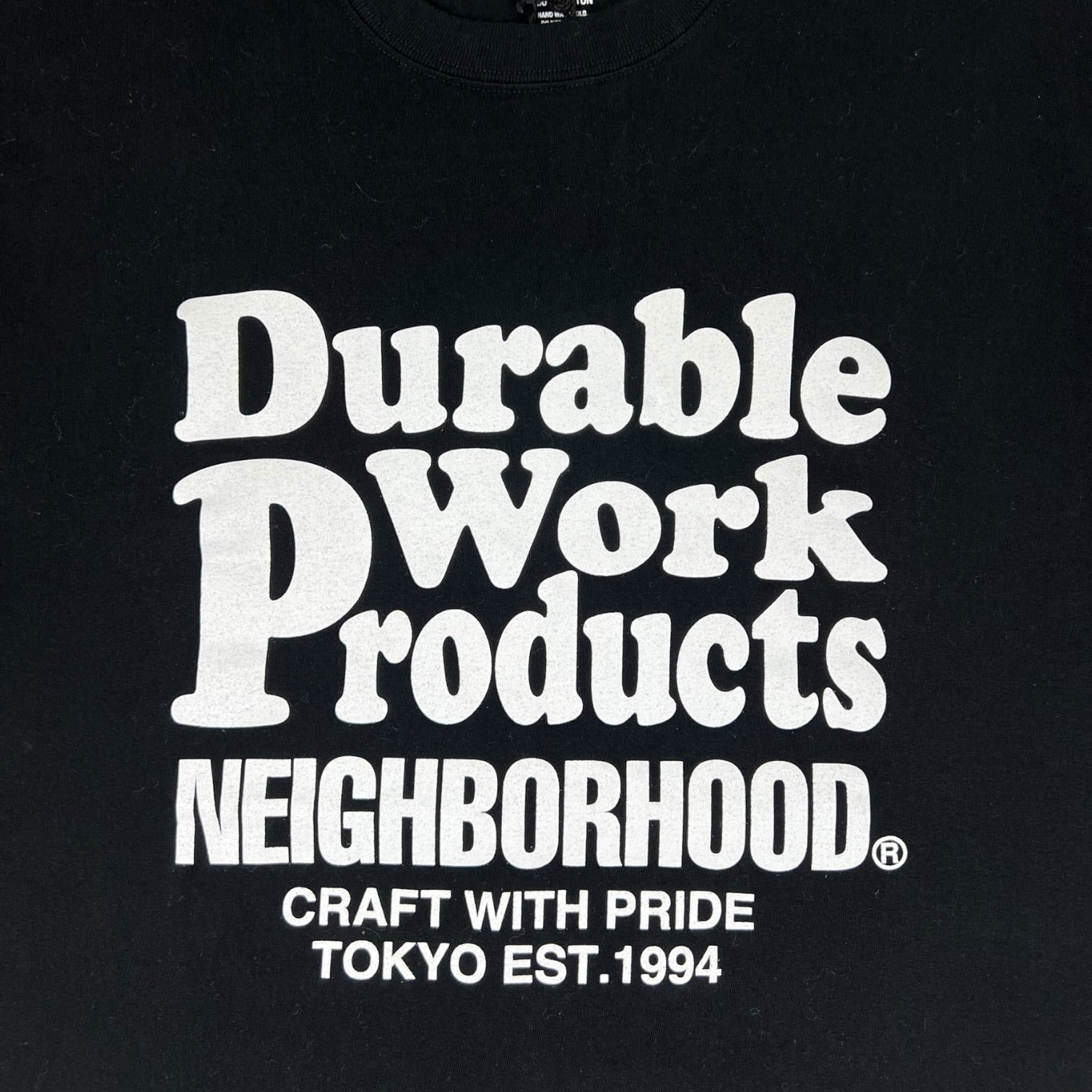 Neighborhood Durable Work Products T-Shirt Black