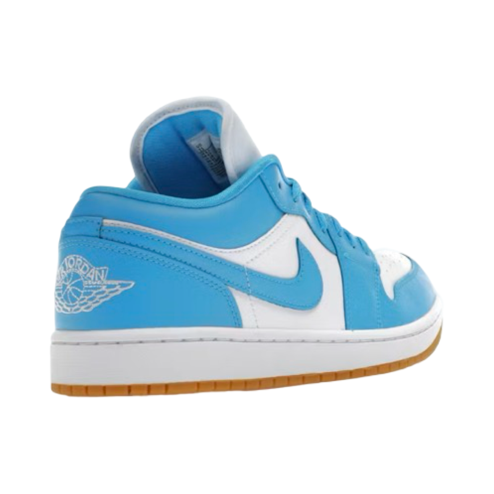 Jordan 1 Low White Gum Light Brown Dark Powder Blue (Women's)
