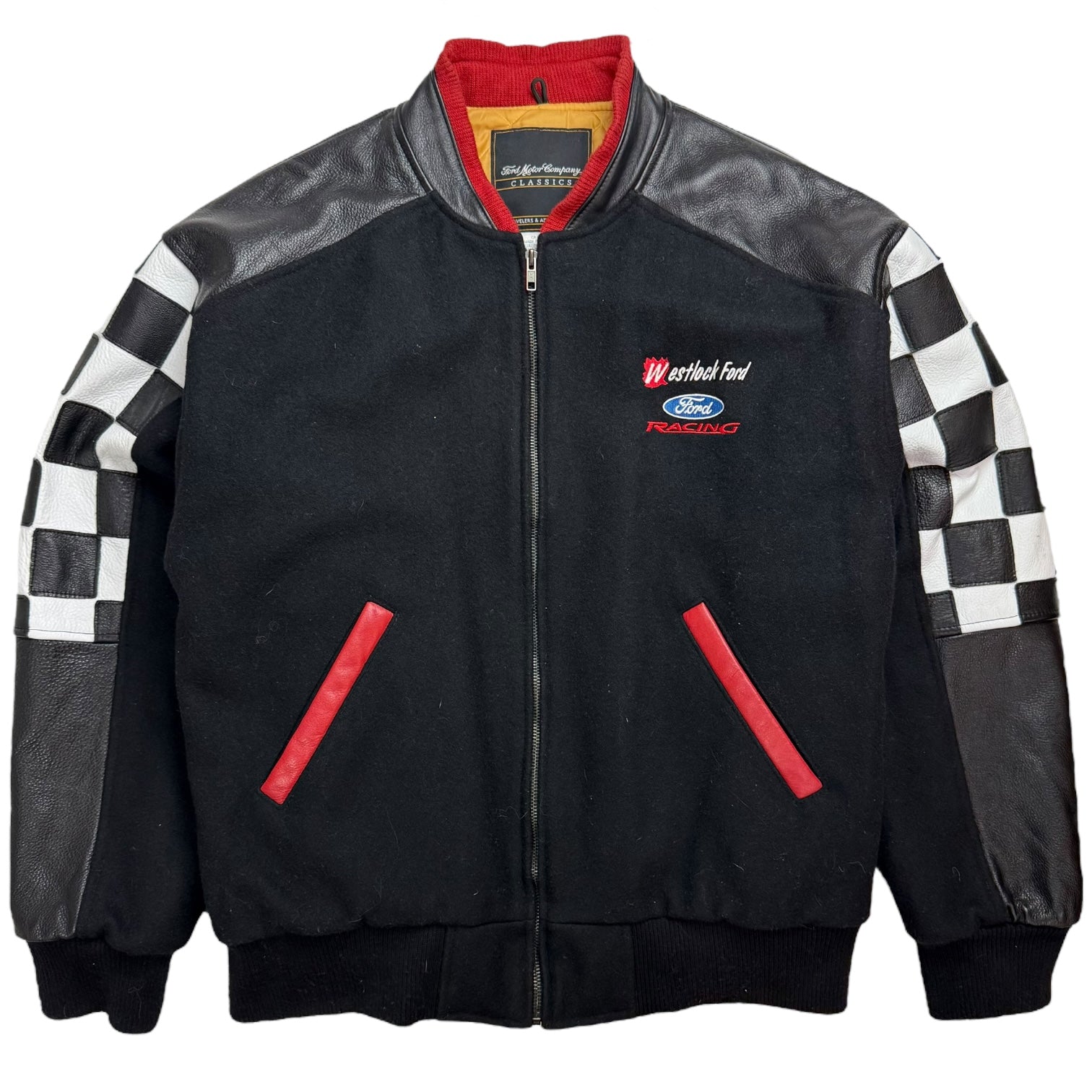 Vintage Ford Racing Bomber Jacket Black