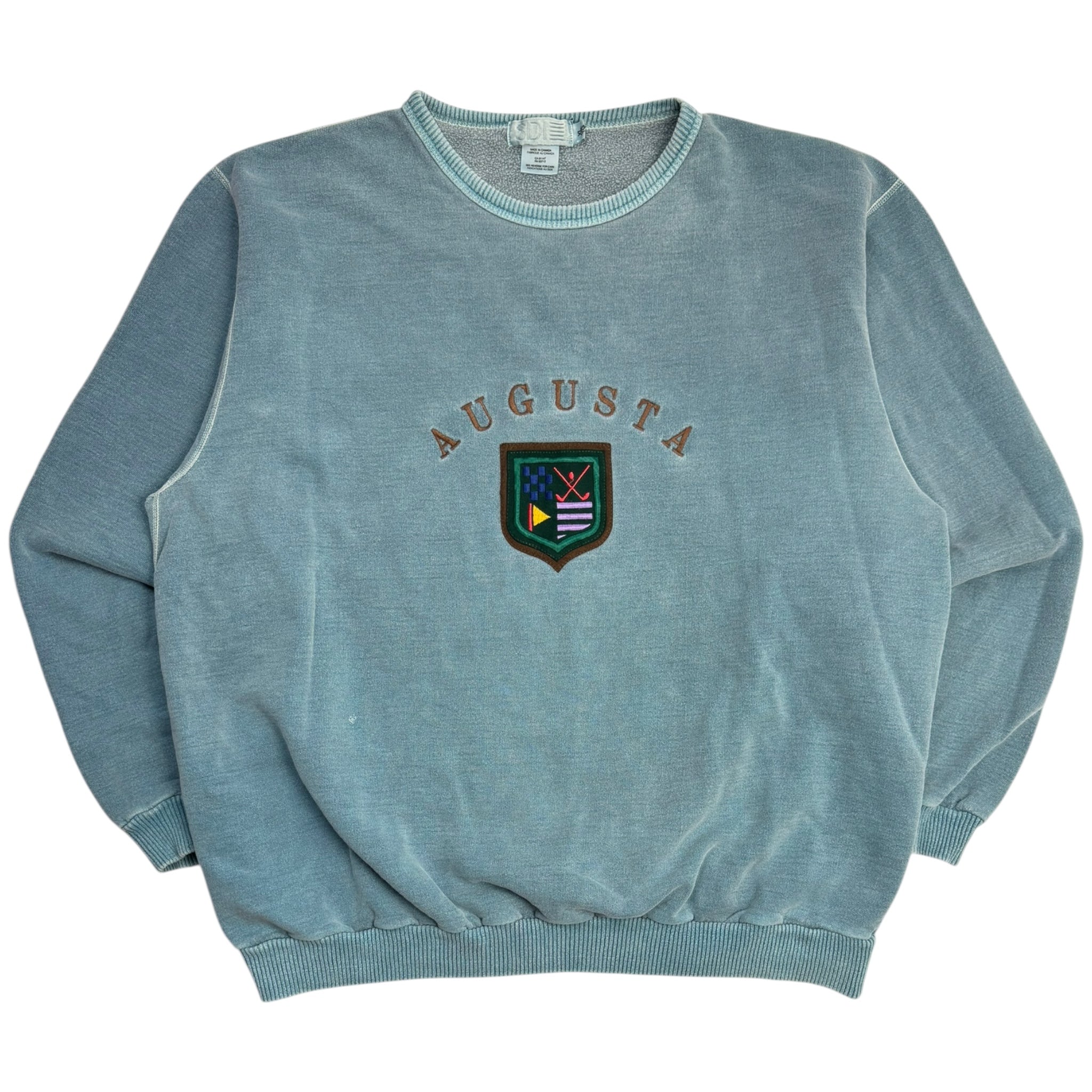 Vintage Augusta Golf Crewneck Washed Teal