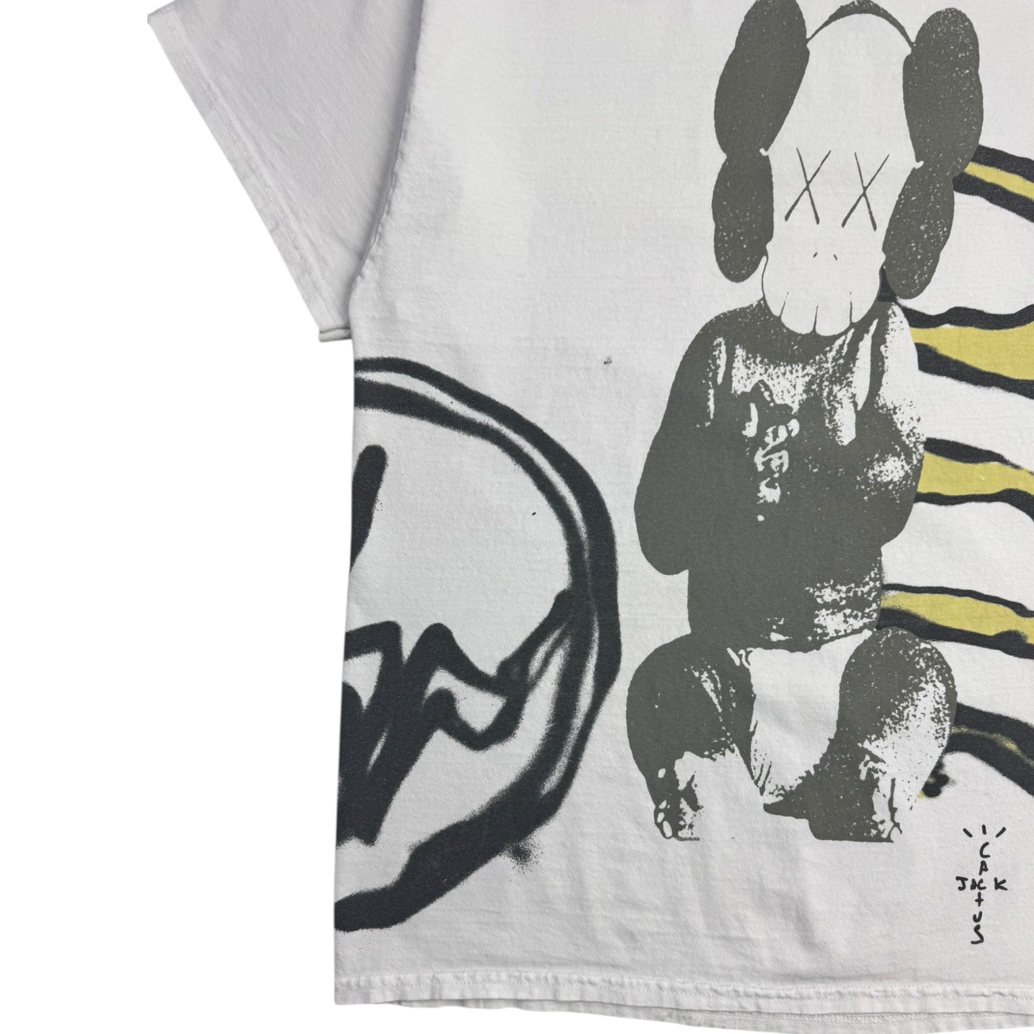 Travis Scott Cactus Jack x Kaws For Fragment Tee
