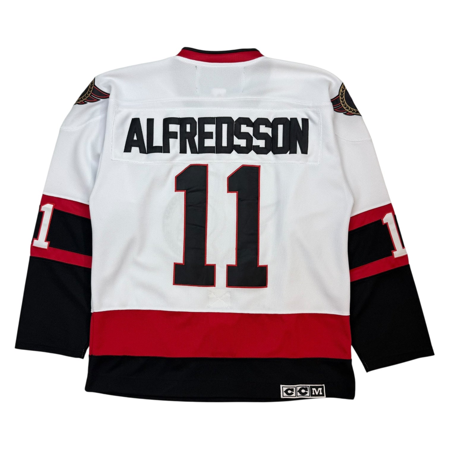 Vintage CCM Ottawa Senators Daniel Alfredsson Away Jersey White
