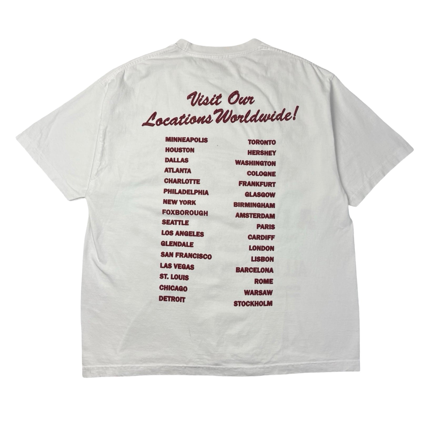 Kendrick Lamar X SZA Grand National Tour “Gloria Auto Body” T-Shirt White