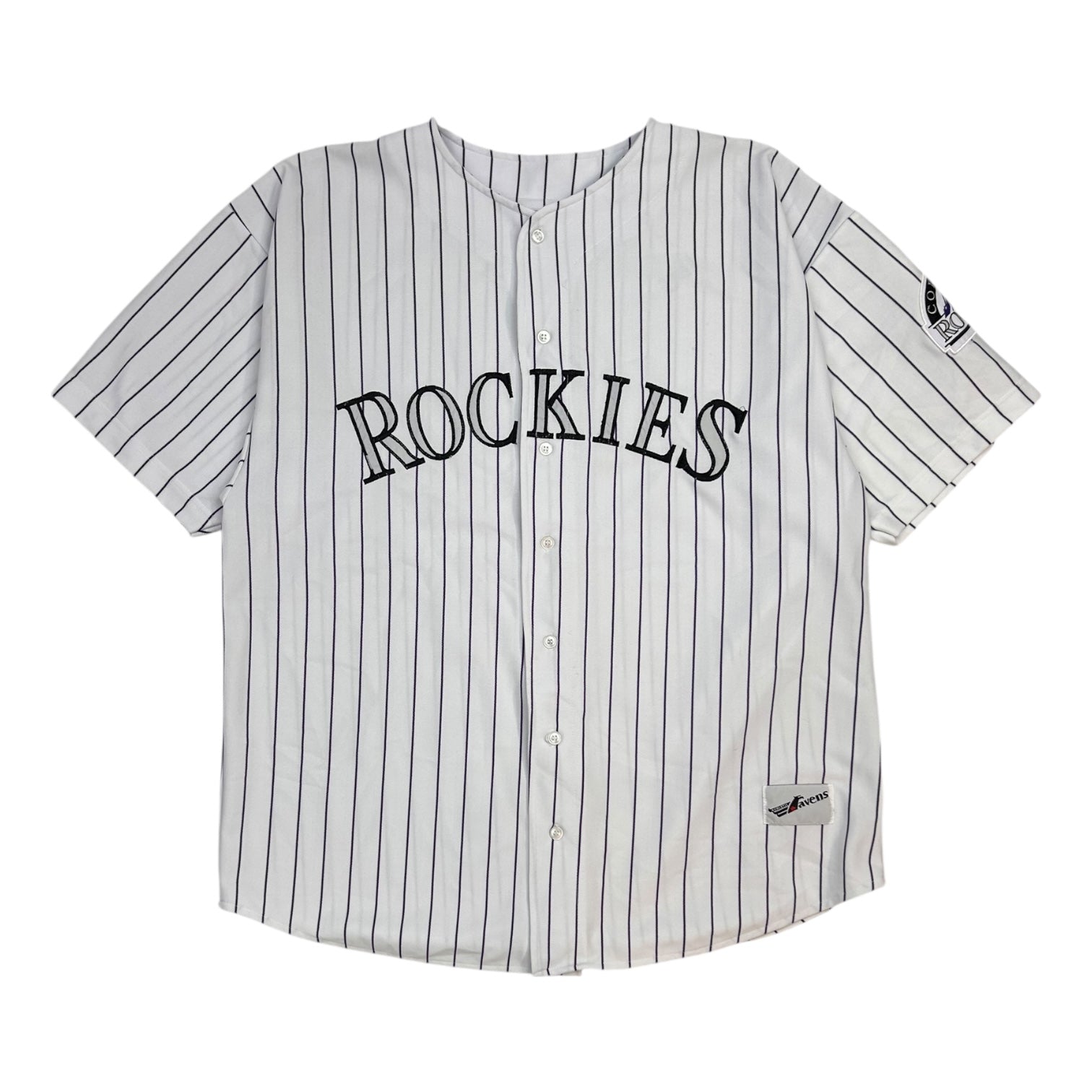 Vintage Colorado Rockies Ravens Athletics Jersey White