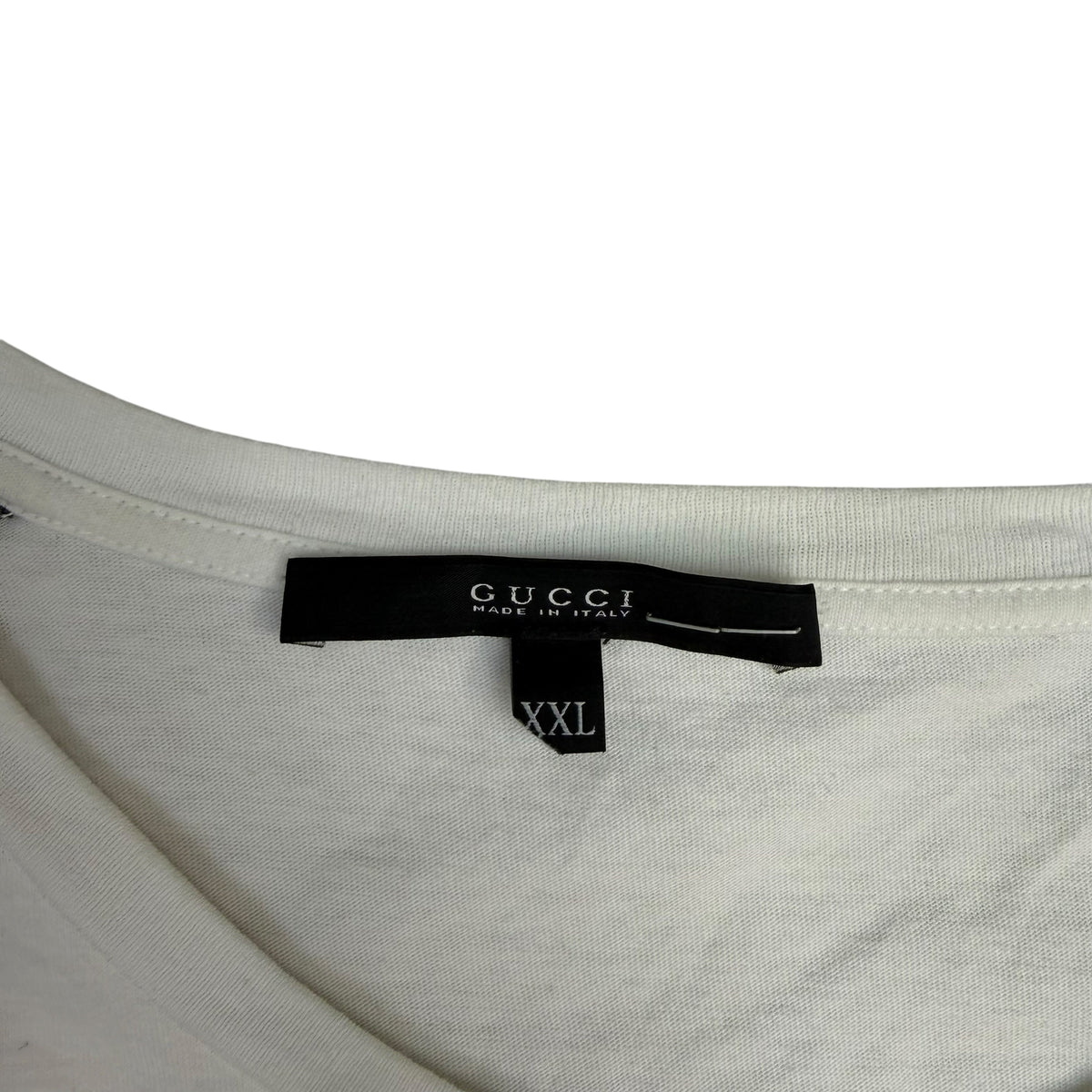 Gucci Raglan Stripe Sleeve Longsleeve White/Grey